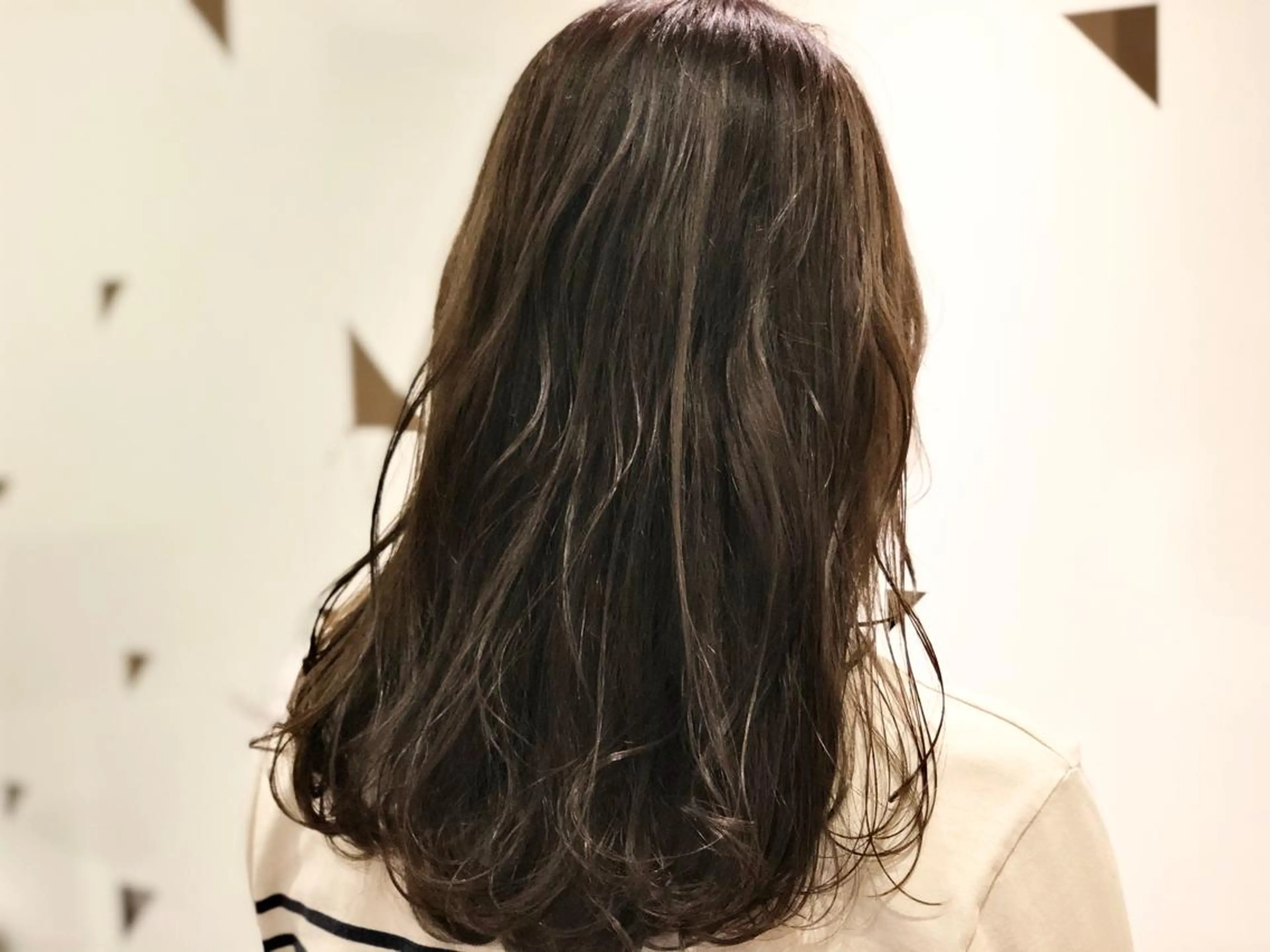 セミロング セミロングパーマ 外国人風カラー レイヤーカット 縮毛矯正 ✂ショート・ボブ専門 顔型診断✂奥田裕仁のヘアスタイル