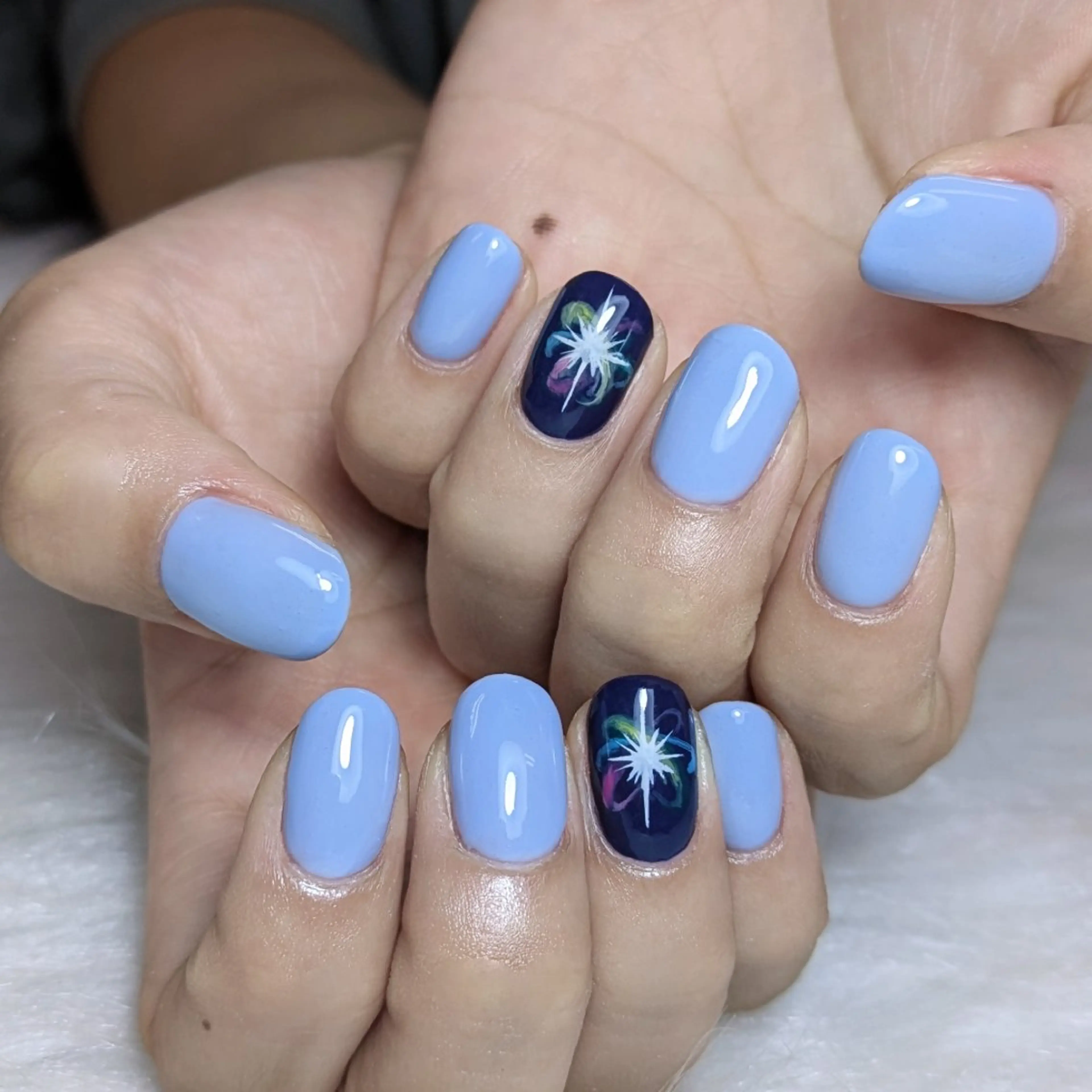 ネイル アートネイル フレンチネイル ハロウィン キラキラネイル ラメ(グリッター) Cho Artネイル所属・Cho Art ネイルのネイルデザイン