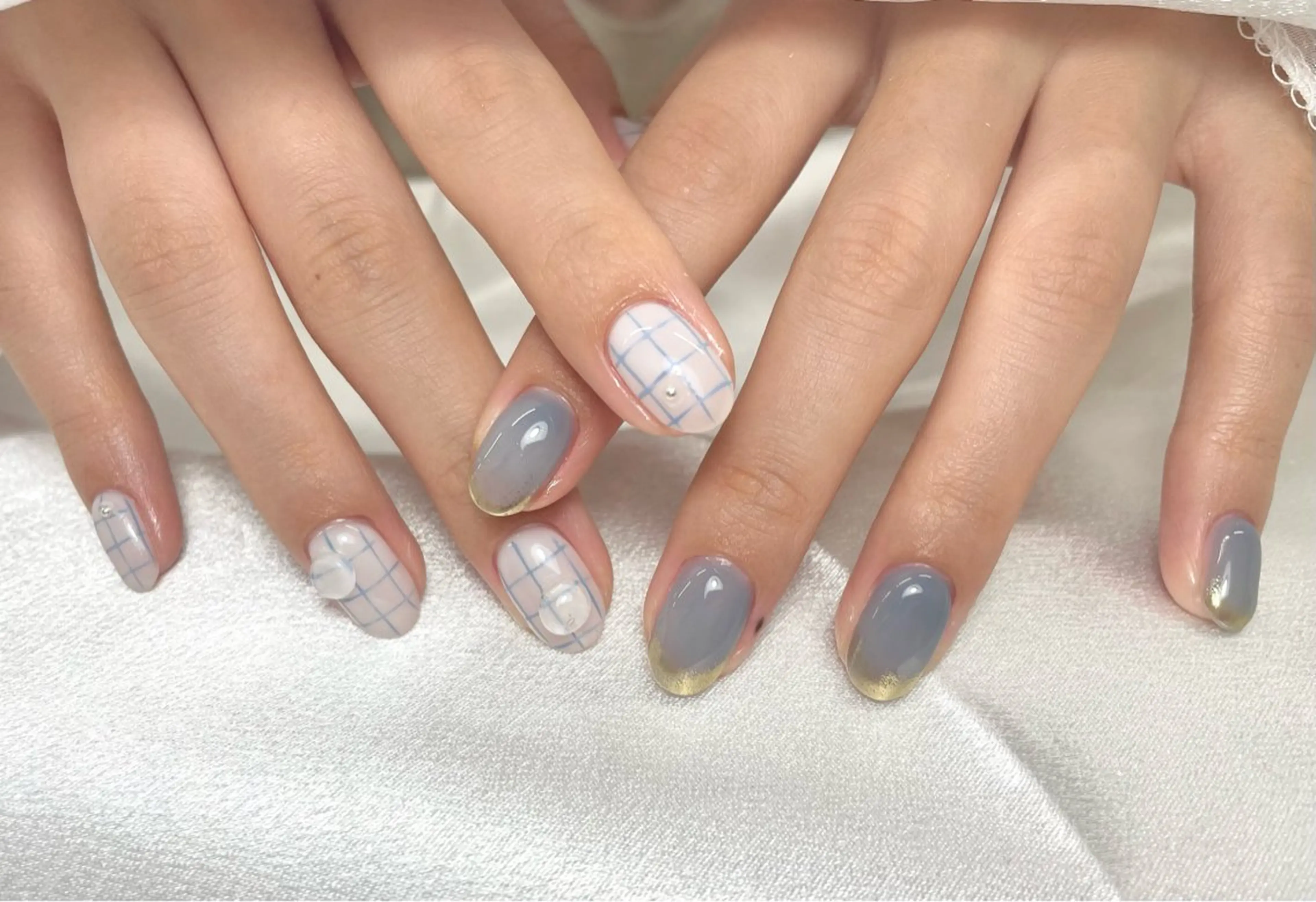 ネイル 持ち込み 夏 目のネイルデザイン