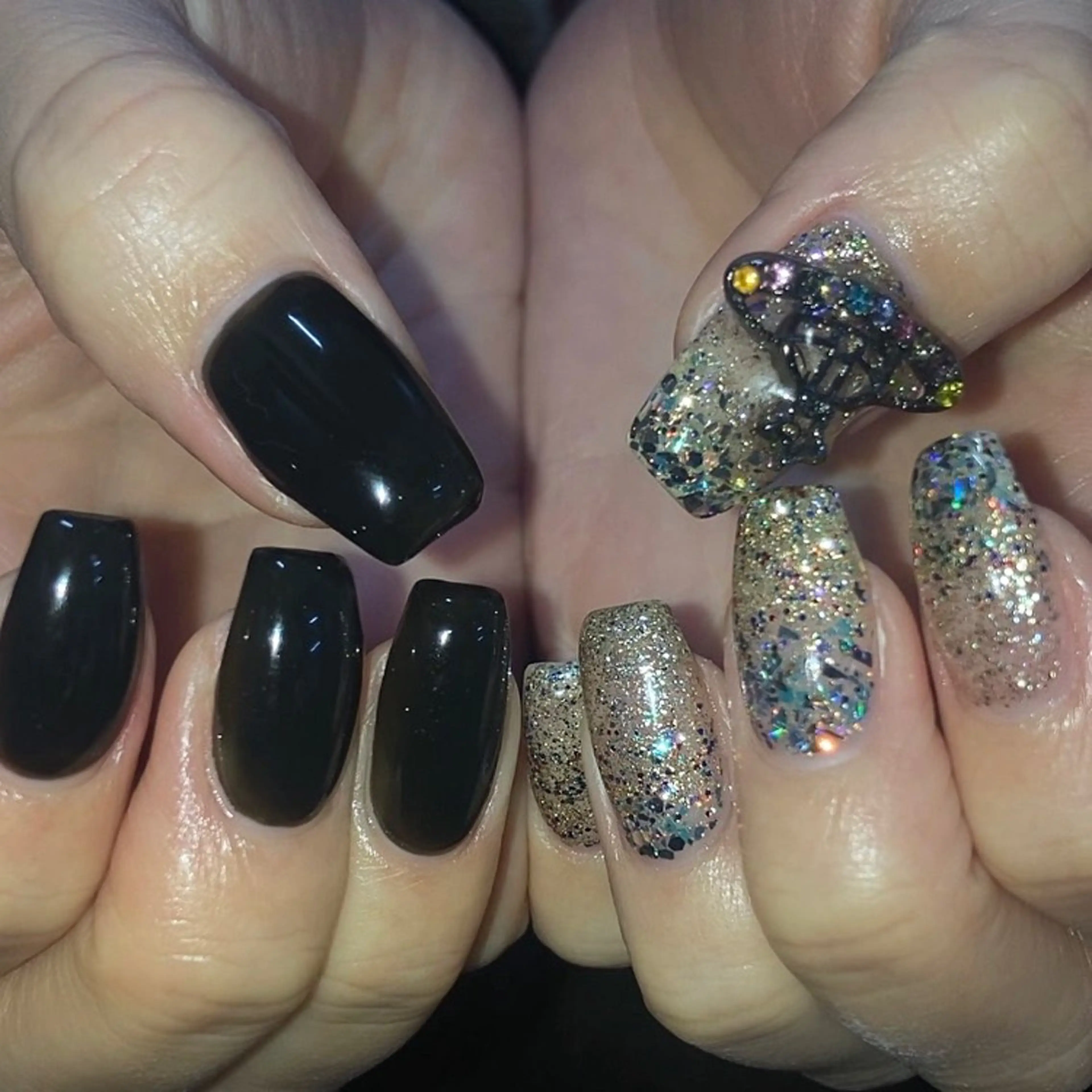 ネイル ハンドネイル フットネイル kana/モード ・グランジ໒꒱のネイルデザイン