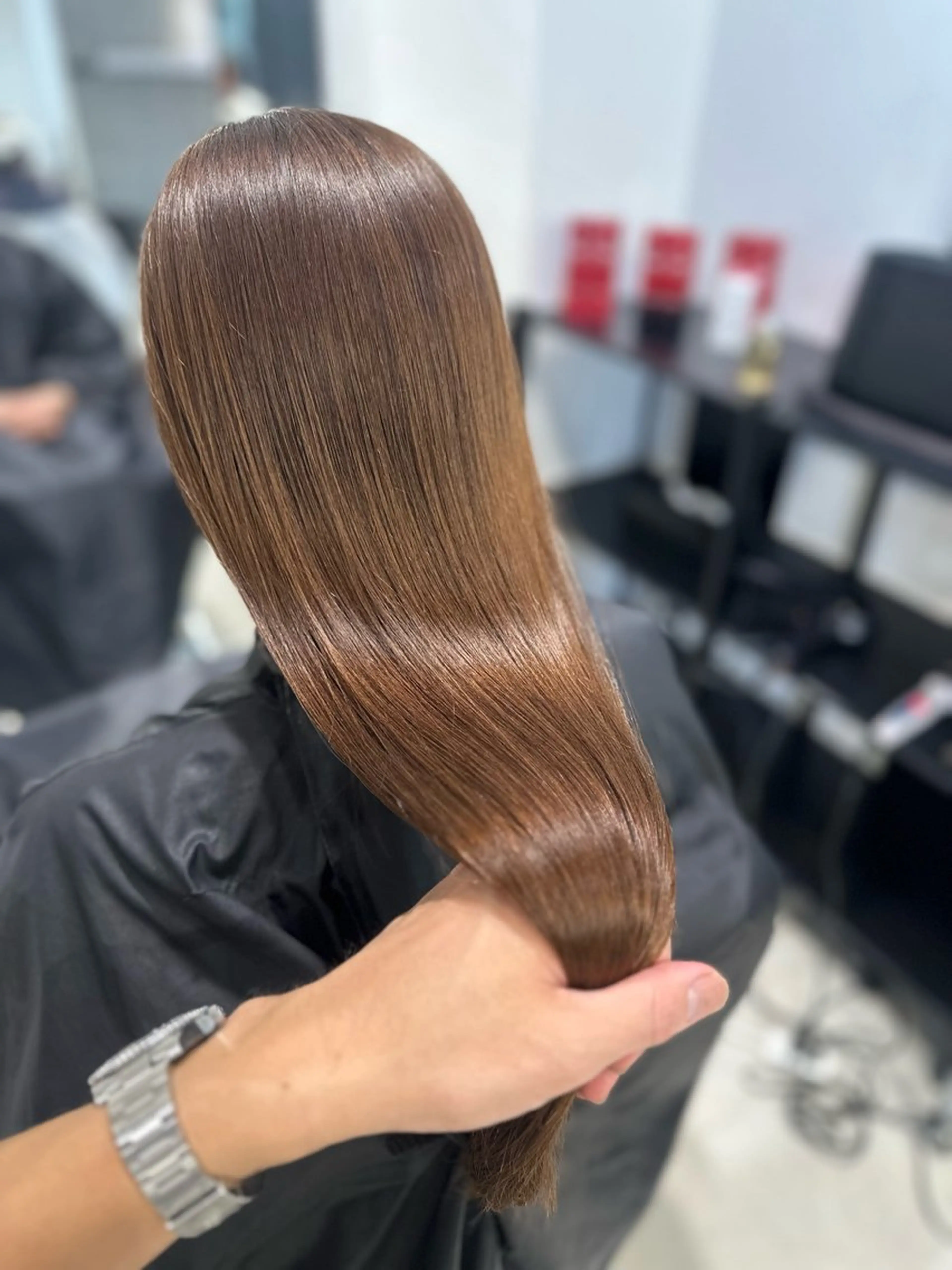 ロング カラー ヘアカラー トリートメント 透明感/ブリーチ/ 髪質改善💛miuのヘアスタイル