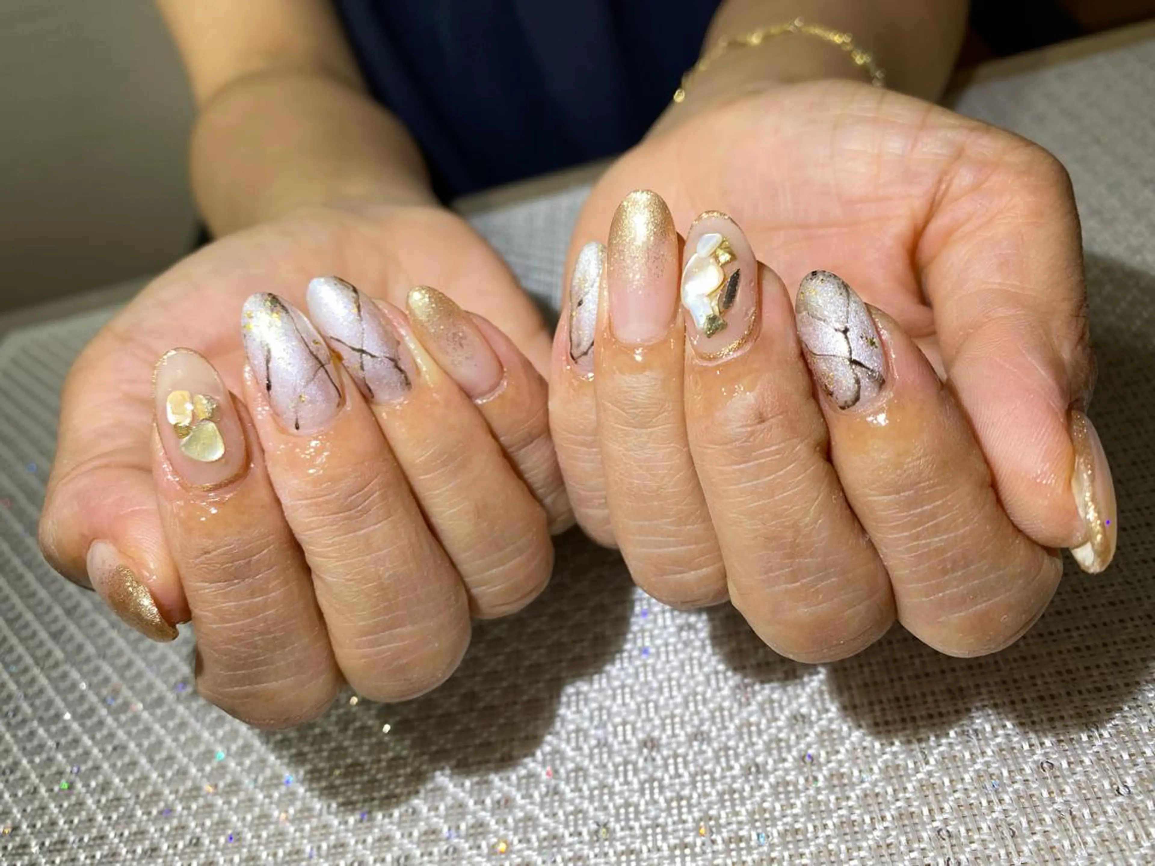 ネイル 大理石ネイル(マーブル) Esthetic Will所属・will 有希のネイルデザイン