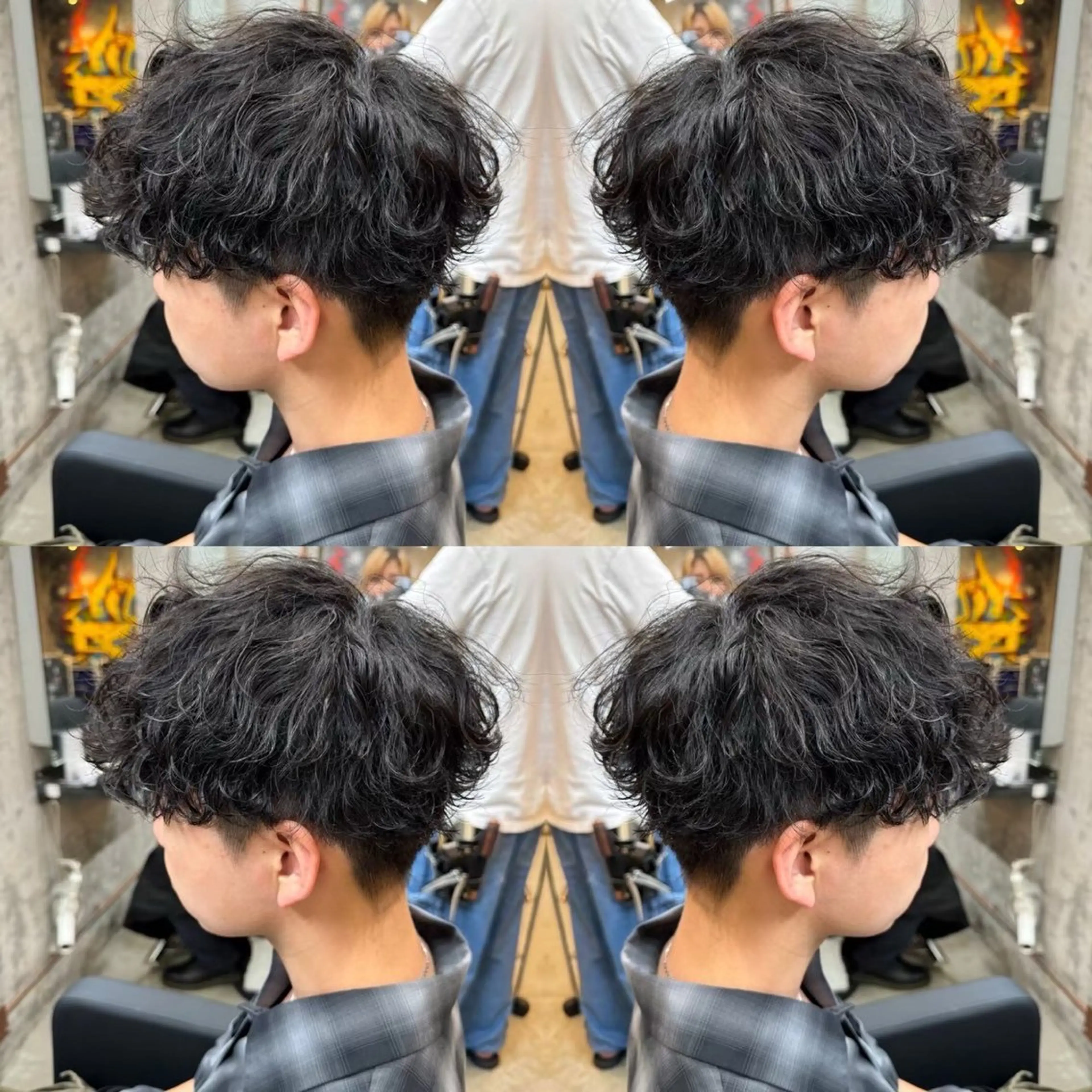 🔥 カッコよくなりたい方🔥🐶プードルパーマ🐶【1日1人限定】メンズカット➕パーマ➕髪質改善内部トリートメント✨の写真