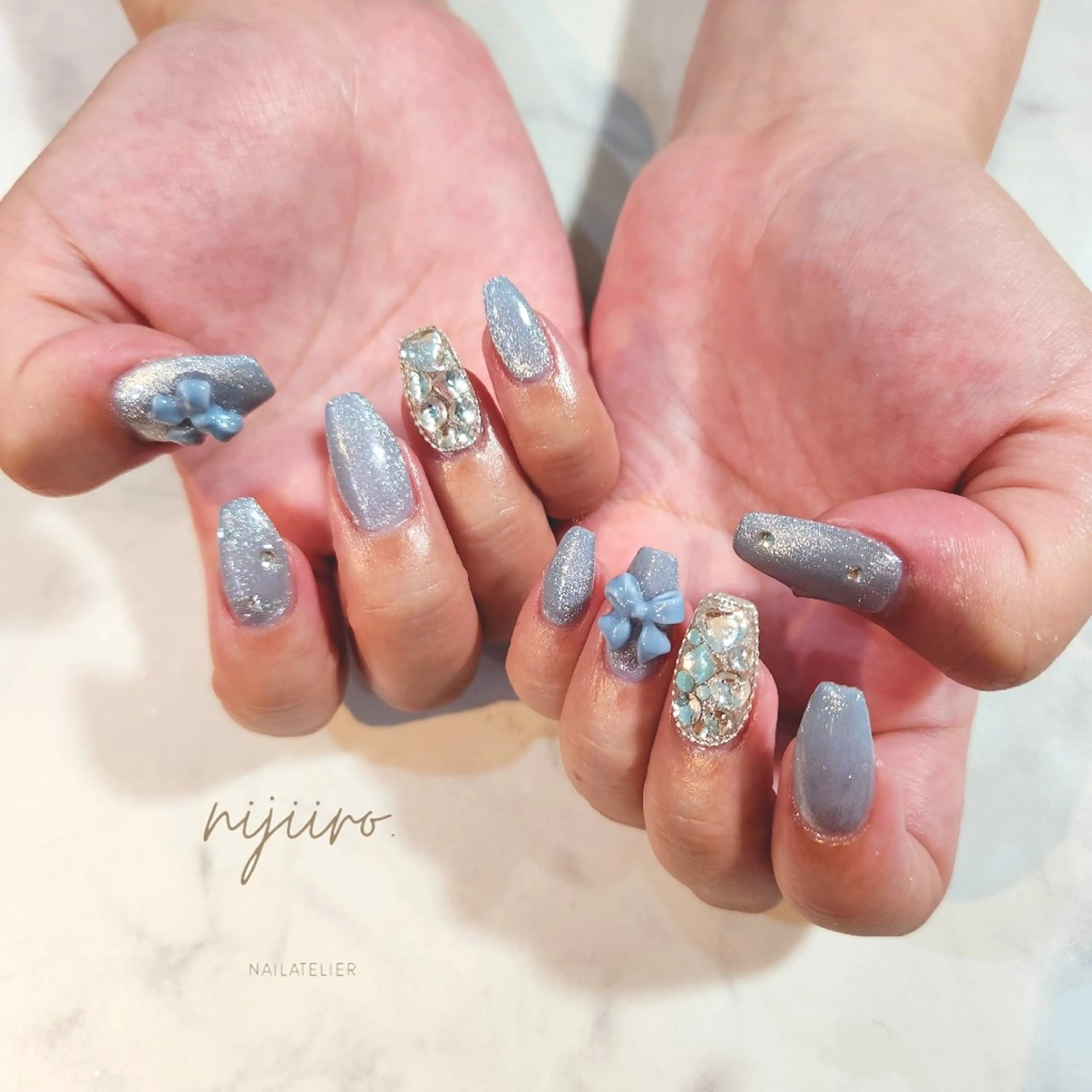 ネイル ハンドネイル nailatelier nijiiro.所属・nijiiro🌈 サトウのネイルデザイン