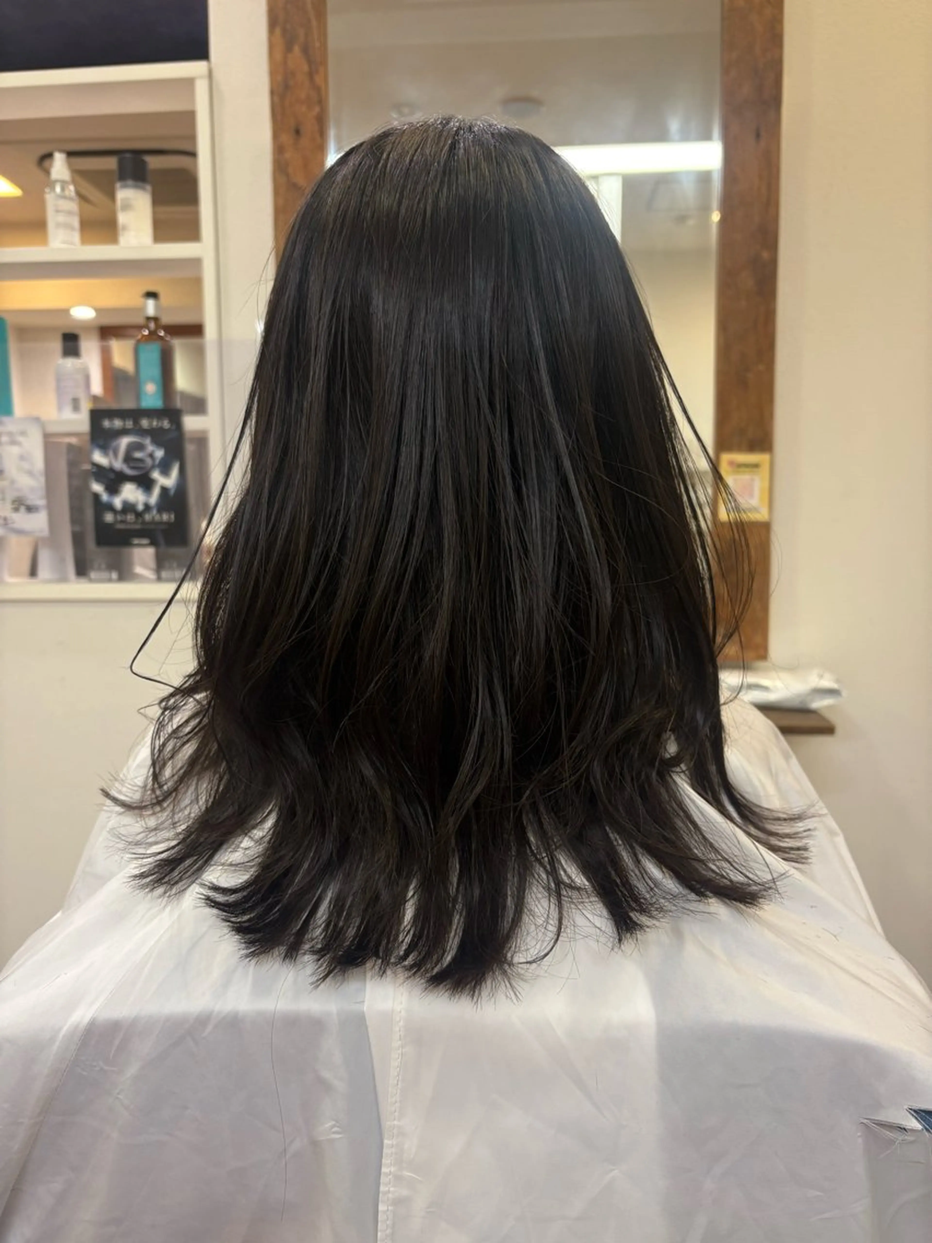 ロング レイヤーカット ウルフカット ウルフレイヤー 宮越 えこのヘアスタイル