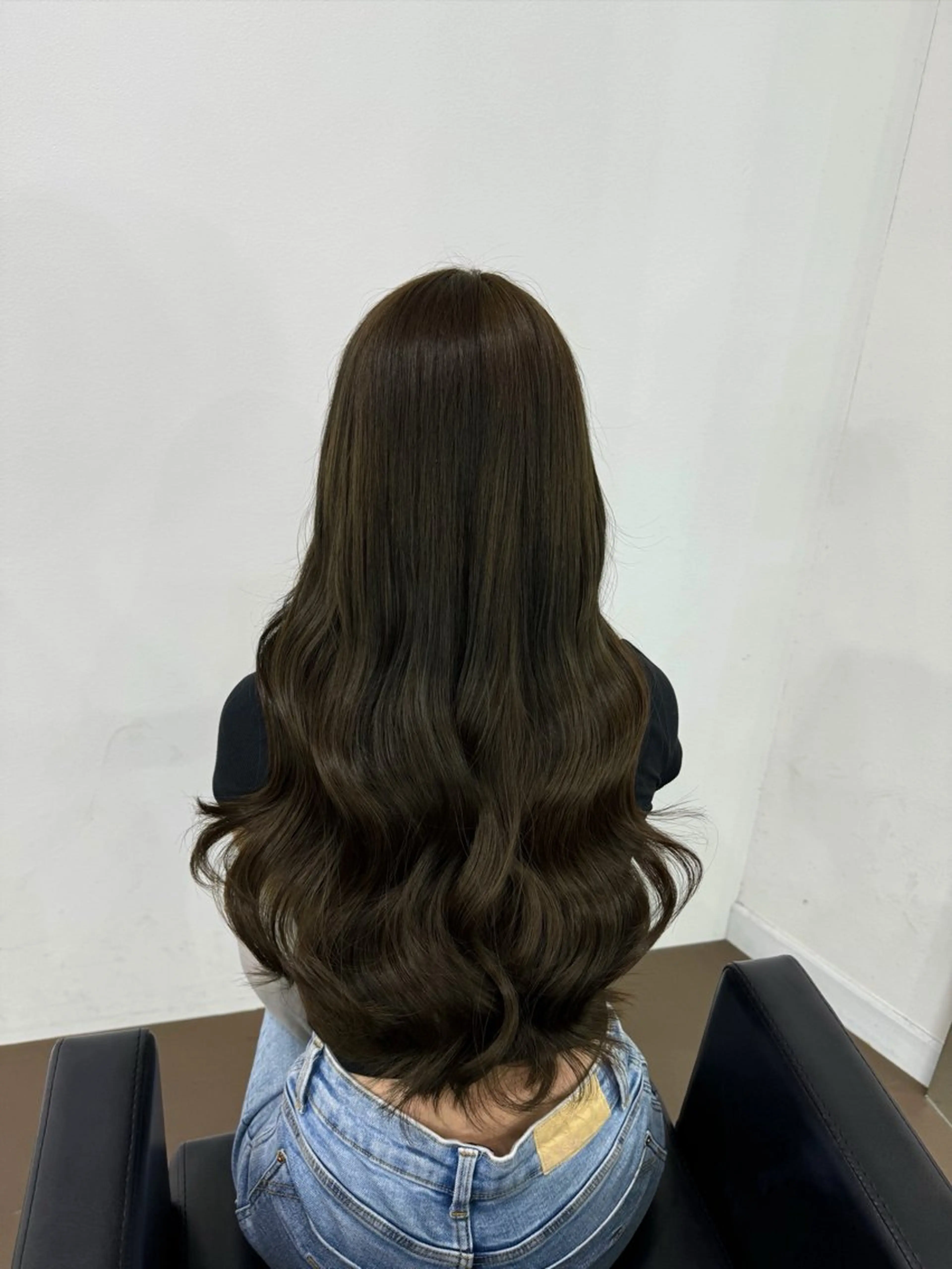 ロング ボブ くびれヘア 髪質改善 韓国風ヘア レイヤーカット 【ioe岡本】🐶 向井歩のヘアスタイル