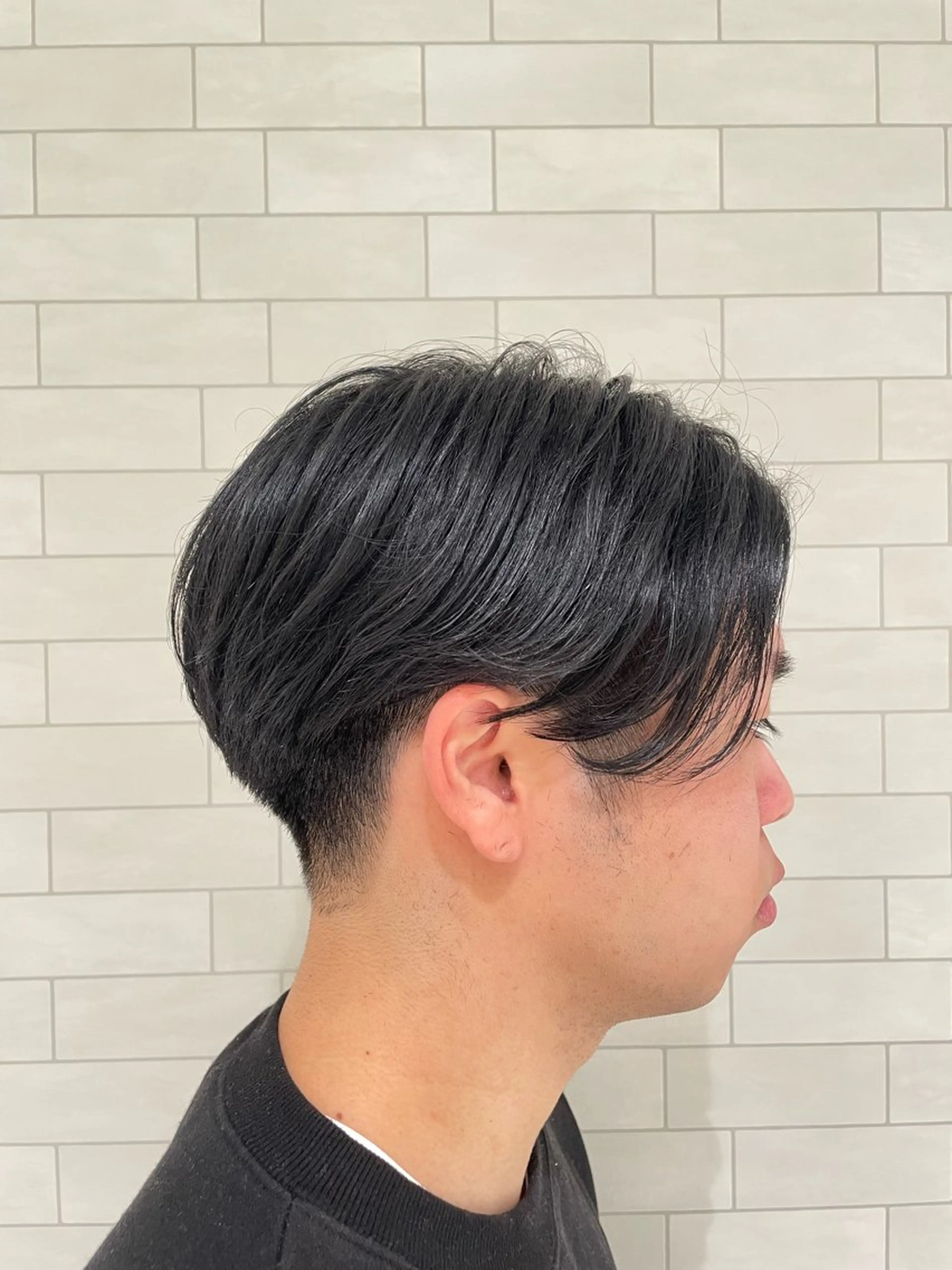 メンズ 女性モデル募集中‼️ メンズパーマ片岡優介のヘアスタイル