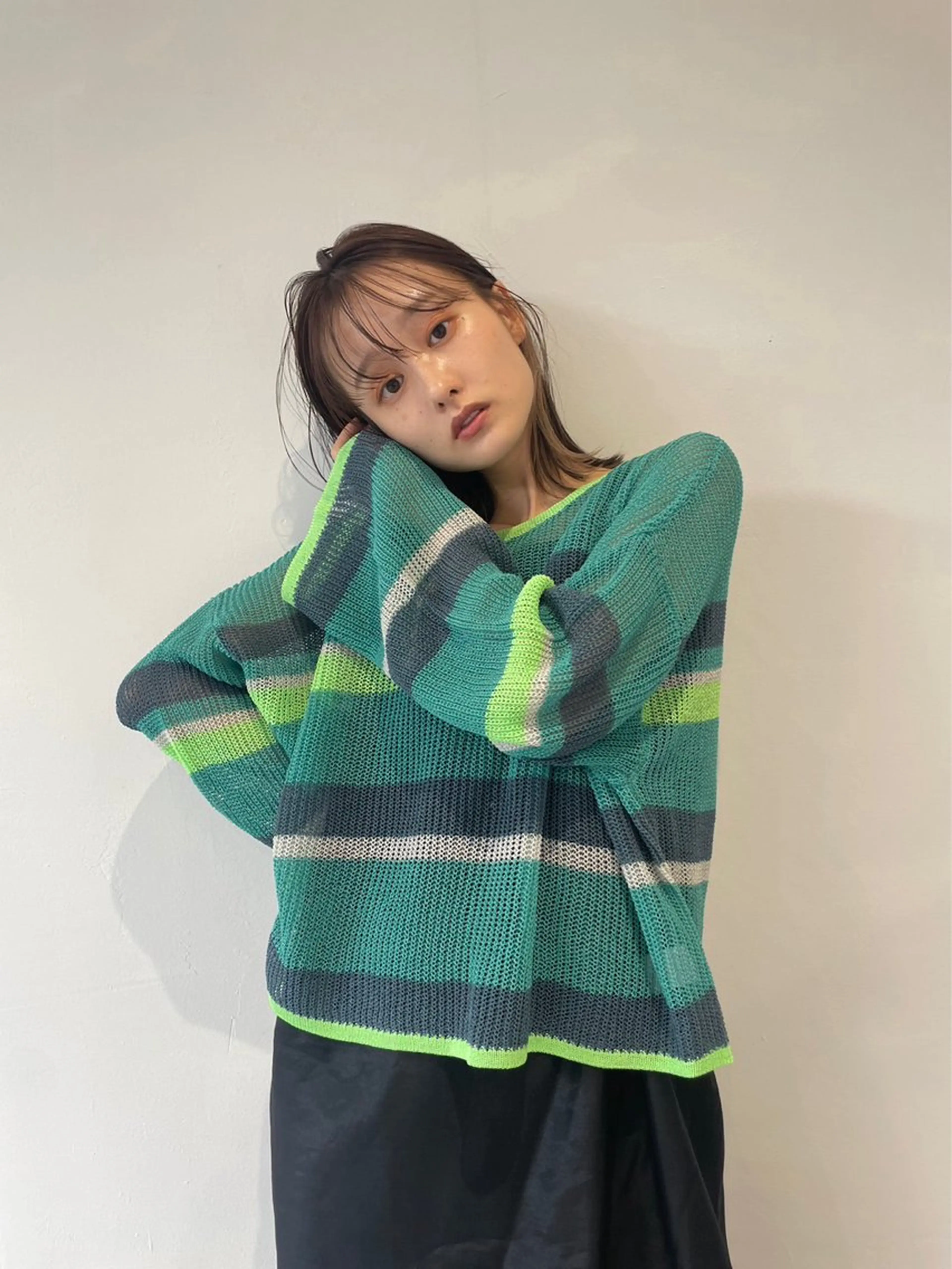 ミディアム カラー あ あのヘアスタイル