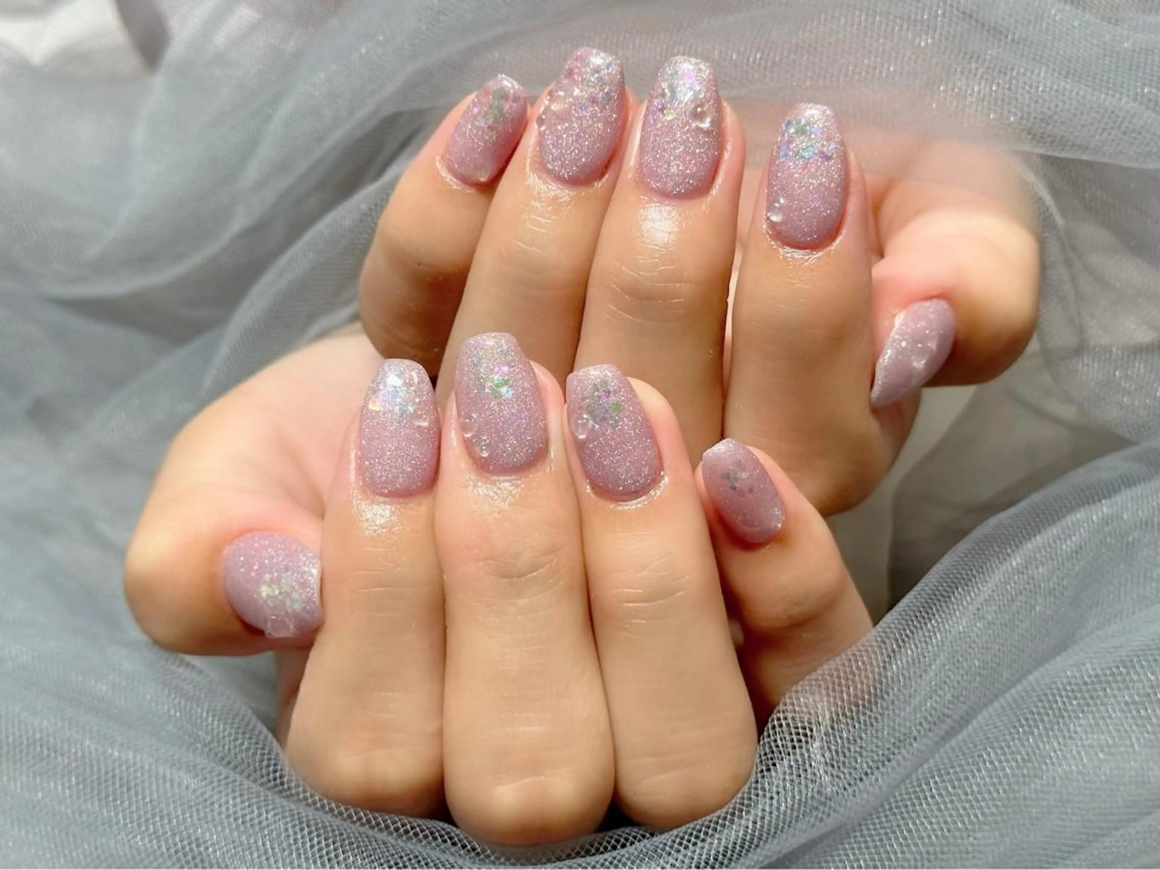 ネイル ラメ(グリッター) ハンドネイル KURELLY所属・Nail Salon KURELLYのネイルデザイン