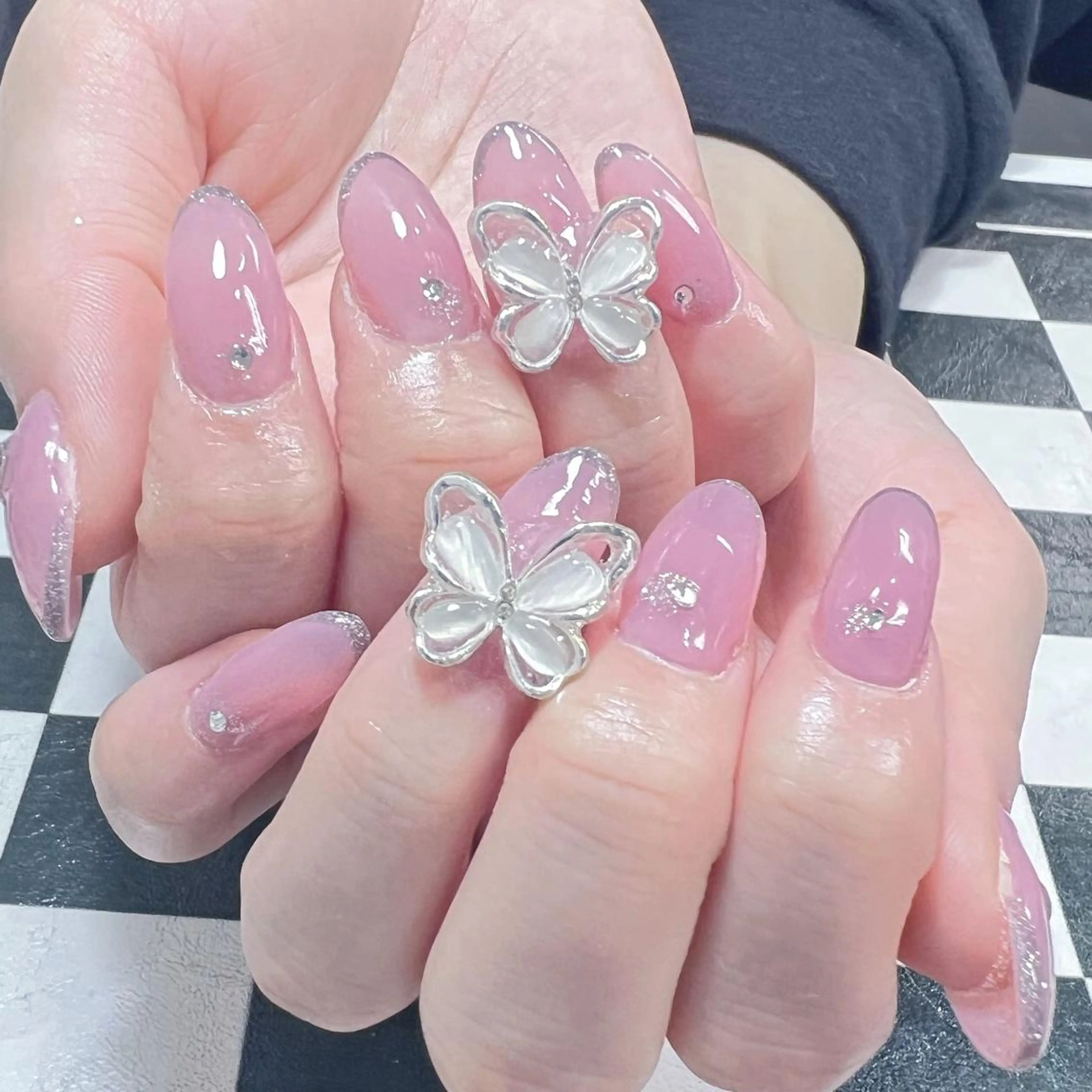 ネイル 持ち込み ハンドネイル ハンドケア Diamond ✨のネイルデザイン