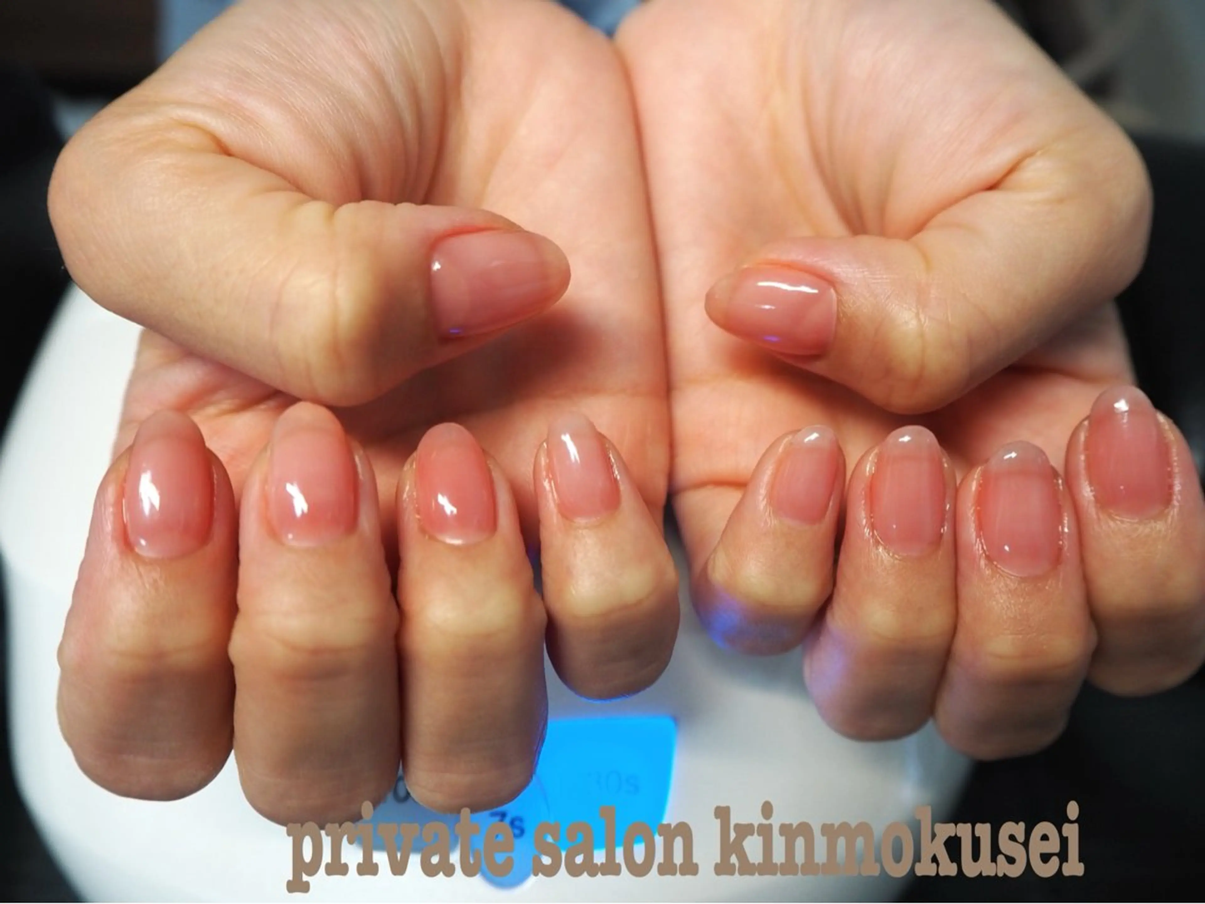 ネイル オフィスネイル ピンク nail salon kinmokuseiのネイルデザイン