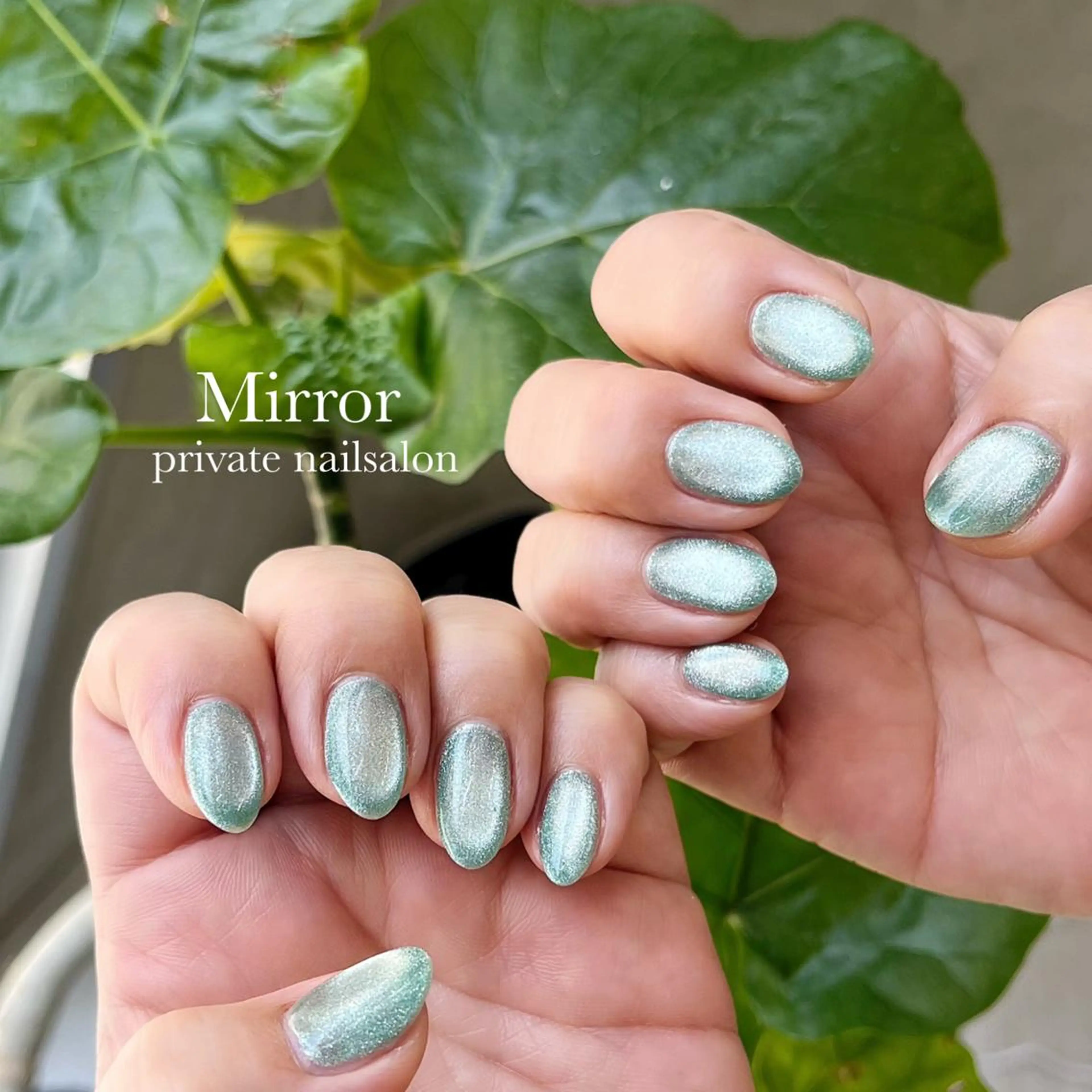 ネイル マグネットネイル ハンドネイル nailsalon Mirrorのネイルデザイン