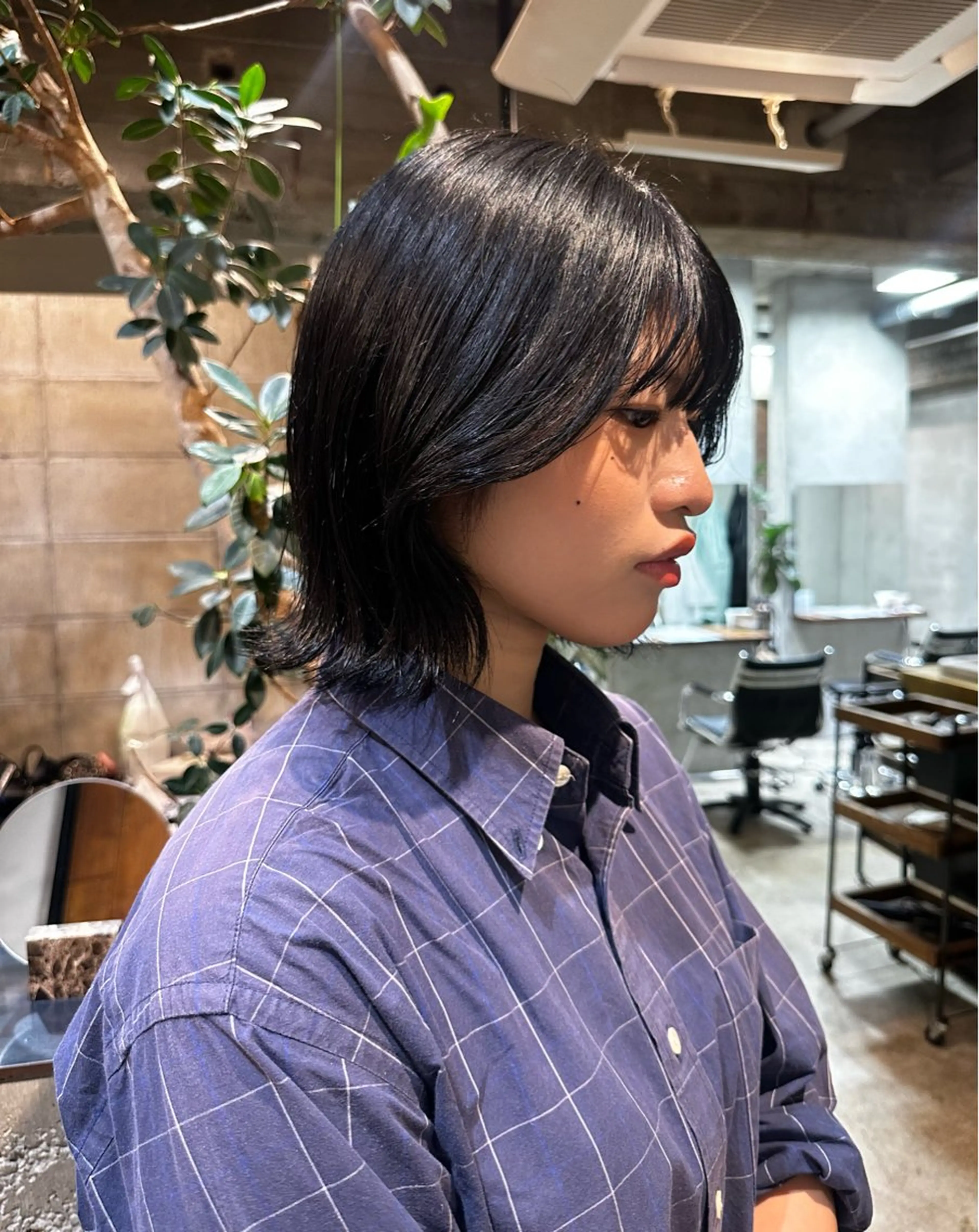 カラーリタッチ（根本）+TR+シャンプーブローの写真