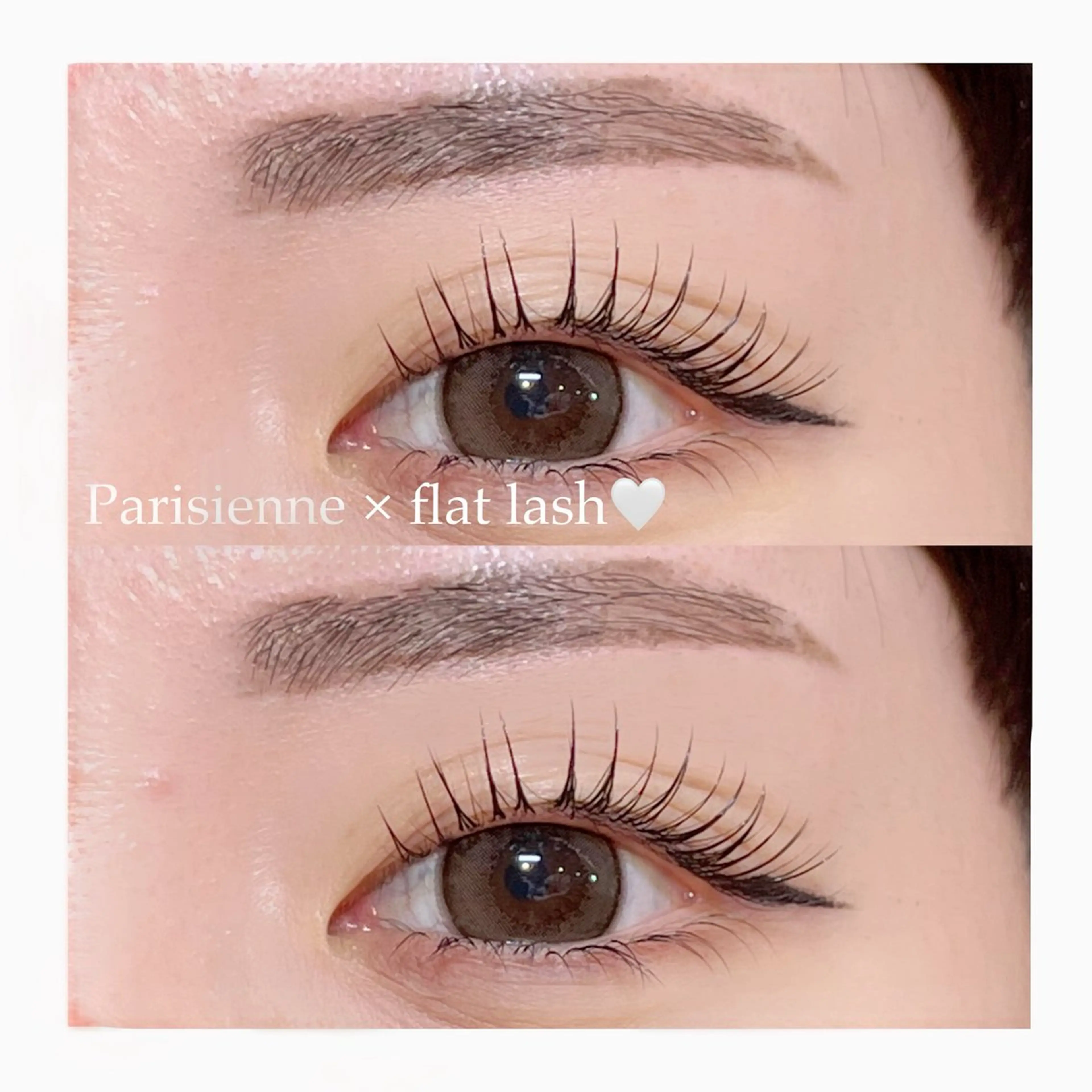 🩰パリエク🩰 パリジェンヌ＋フラットラッシュ80​〜​100本（アイシャンプー付き）の写真