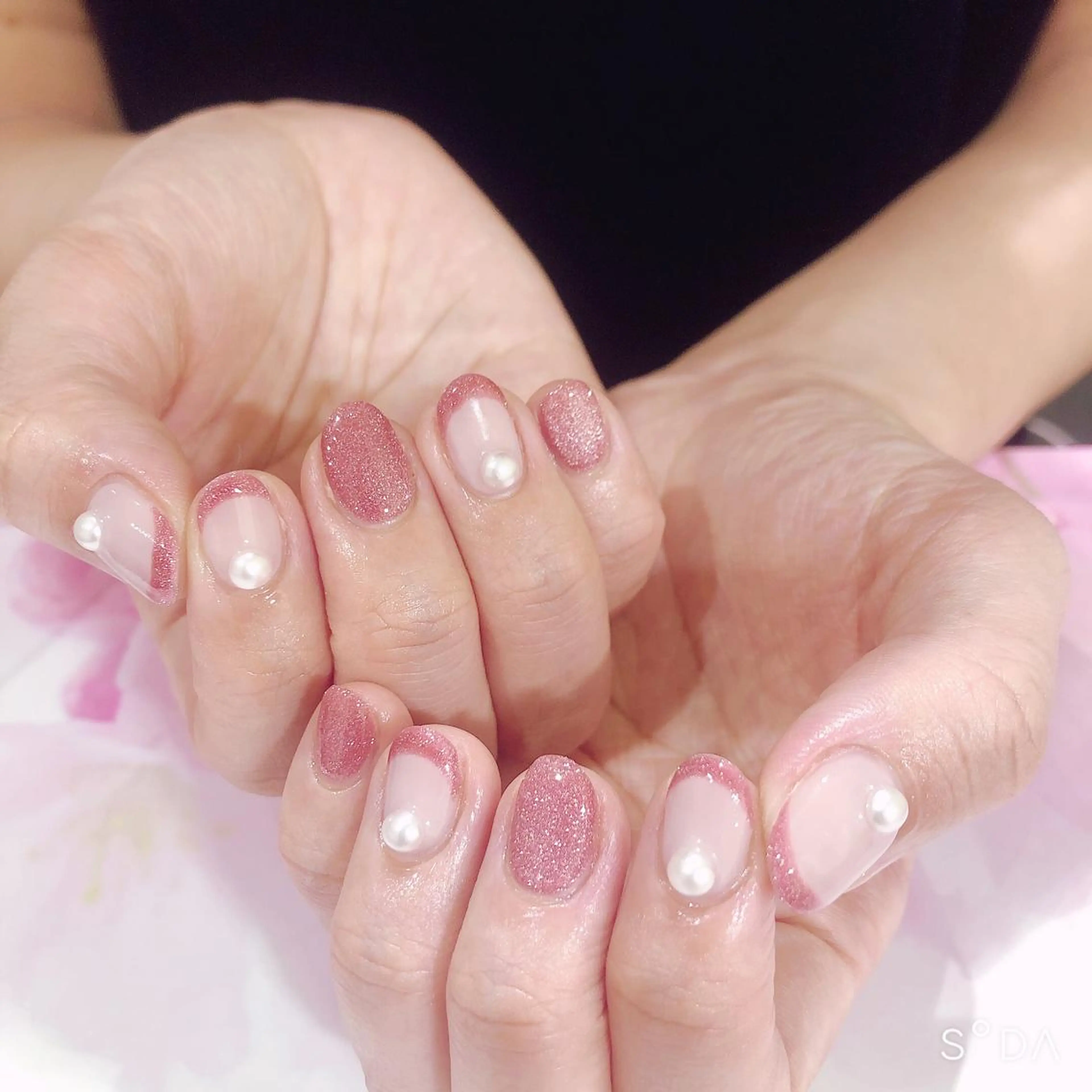 ネイル フレンチネイル ワンカラーネイル ハンドネイル 吉野✨ ネイルデザイナー✨のネイルデザイン