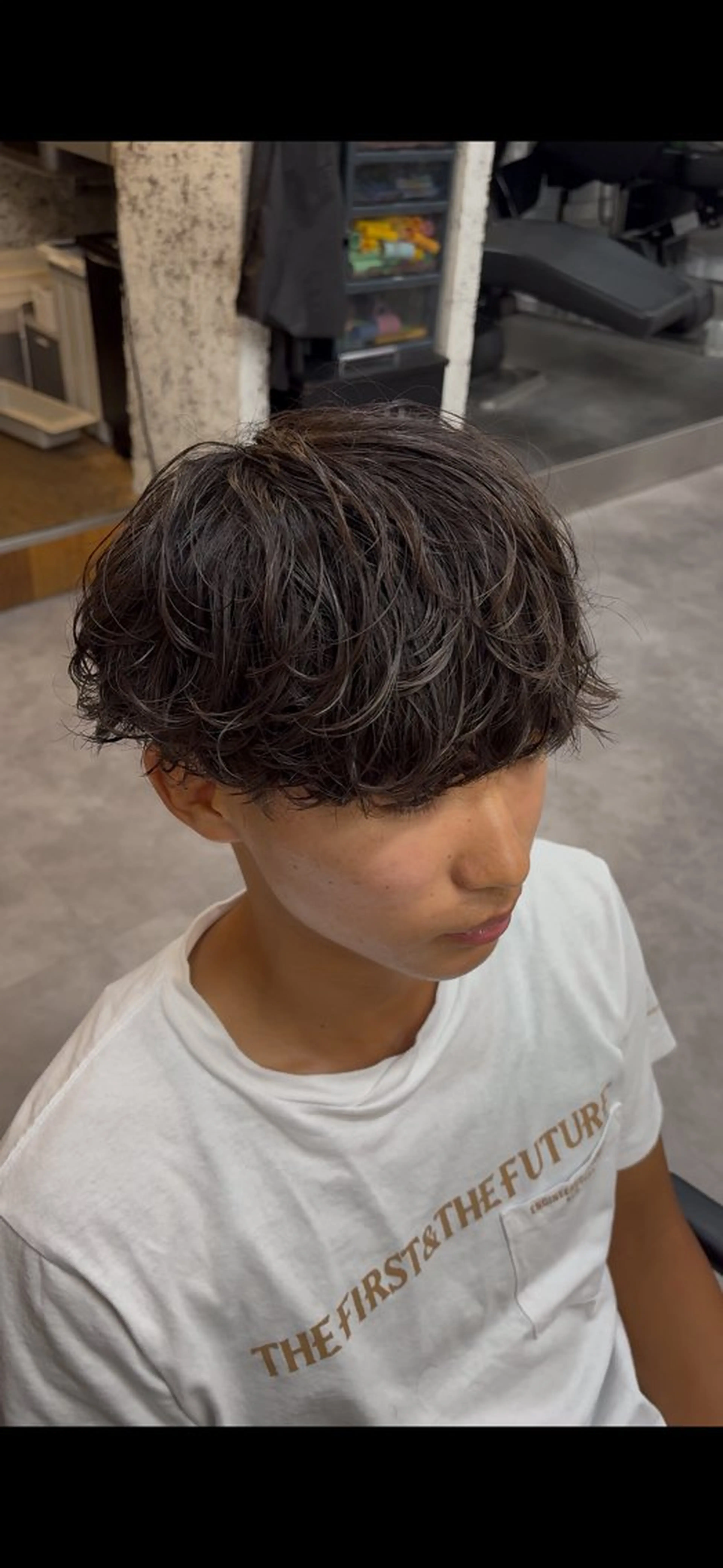 パーマ メンズ メンズパーマ 似合わせヘア/ ハイライト/廣田歩のヘアスタイル