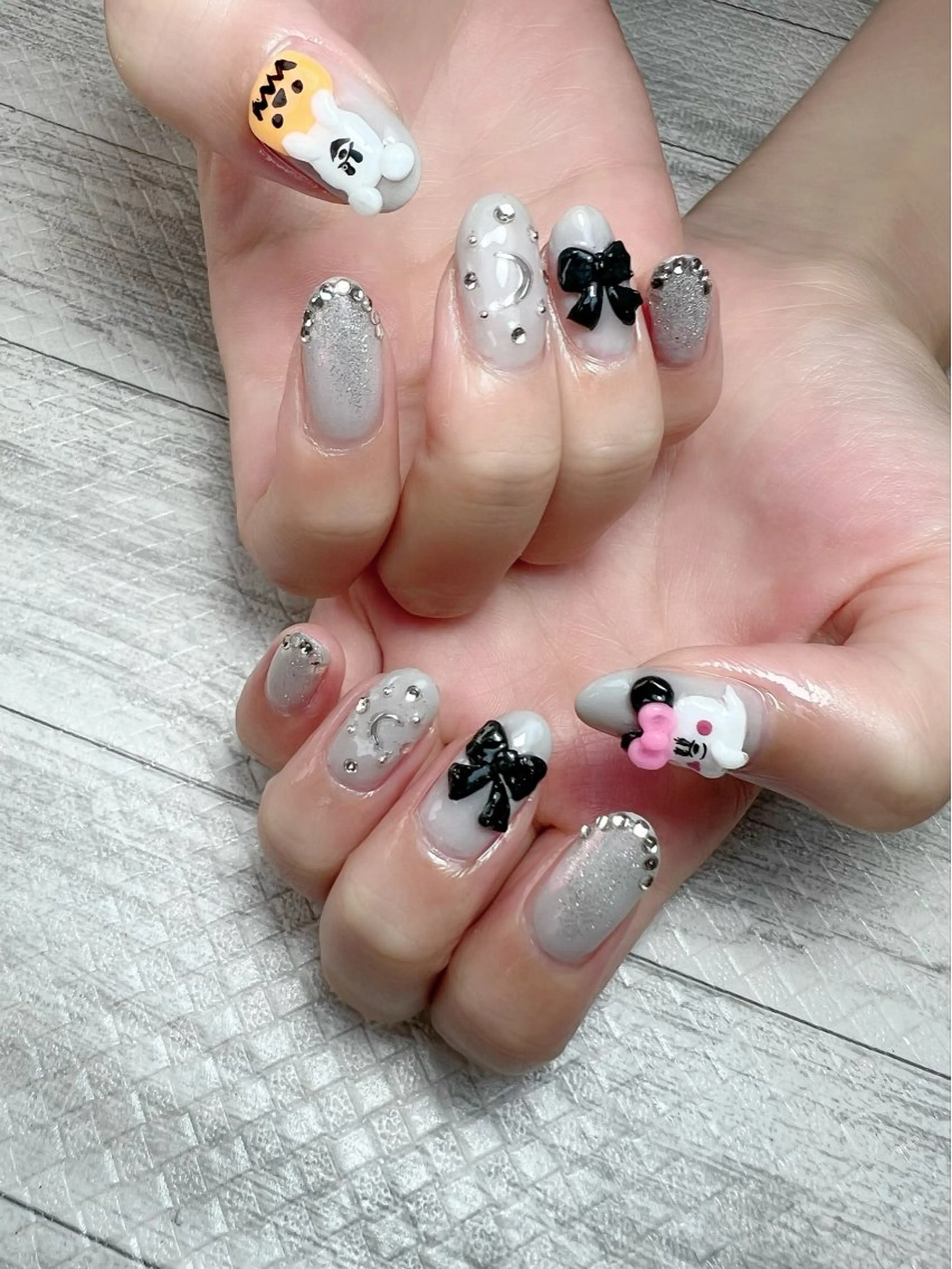 ネイル フットネイル ジェルネイル ハロウィン メンズネイル スカルプネイル ハンドネイル シェヌネイル JURAのネイルデザイン