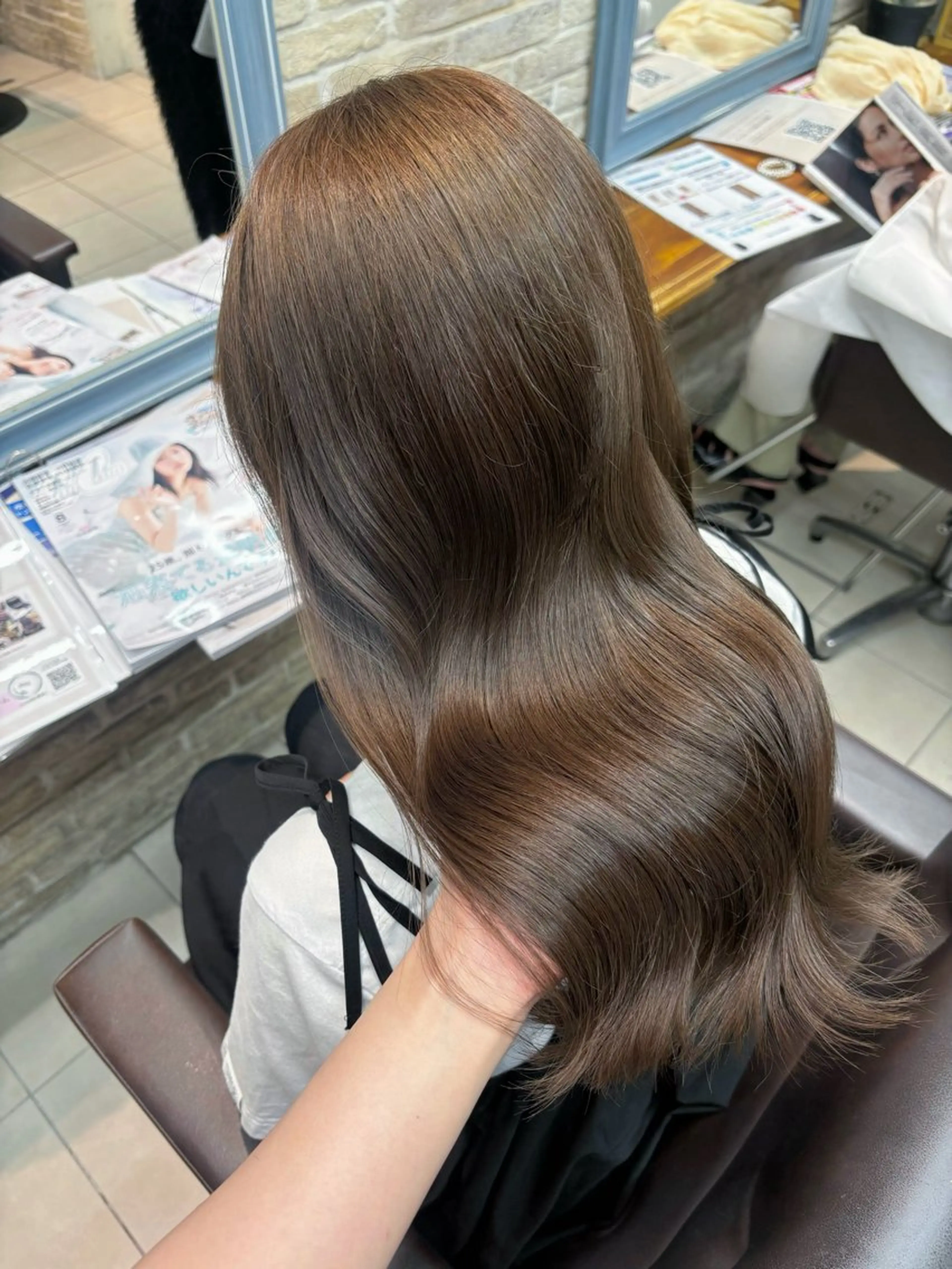 ロング カラー 🎀オリーブベージュ /minami🎀のヘアスタイル