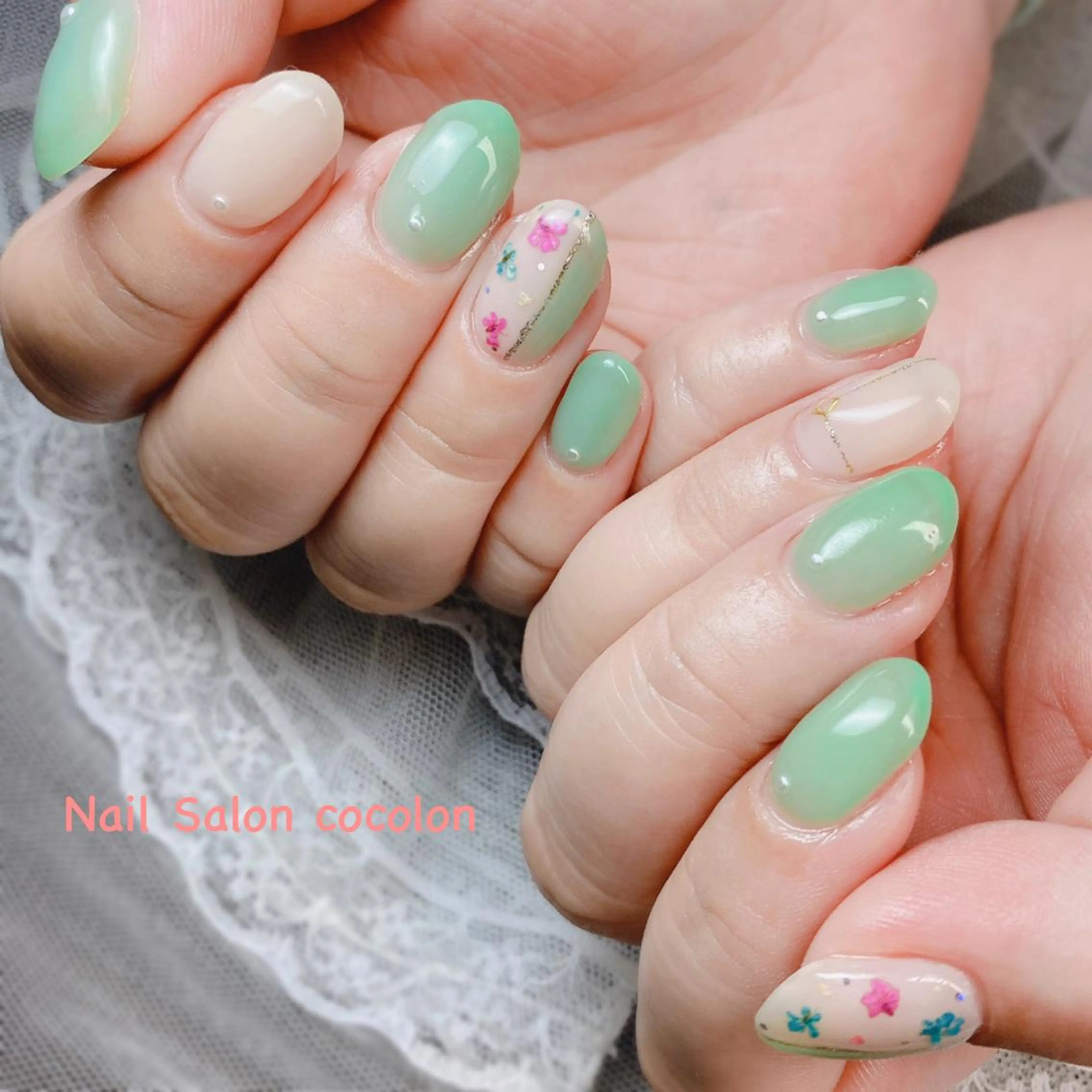 ネイル アートネイル ハンドネイル 柴崎 美幸のネイルデザイン