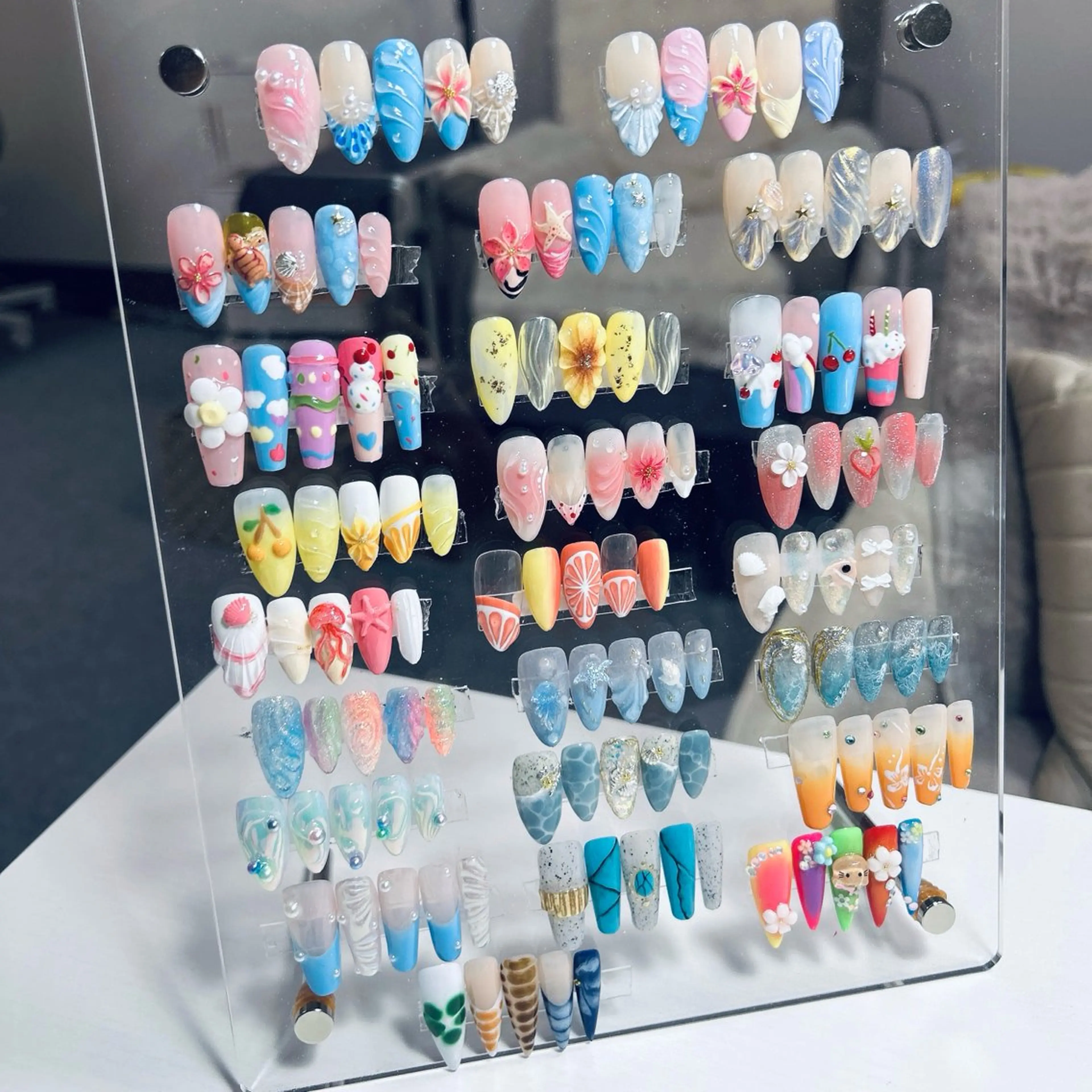 ロング 28ネイルㅤㅤㅤㅤ ことはのネイルデザイン