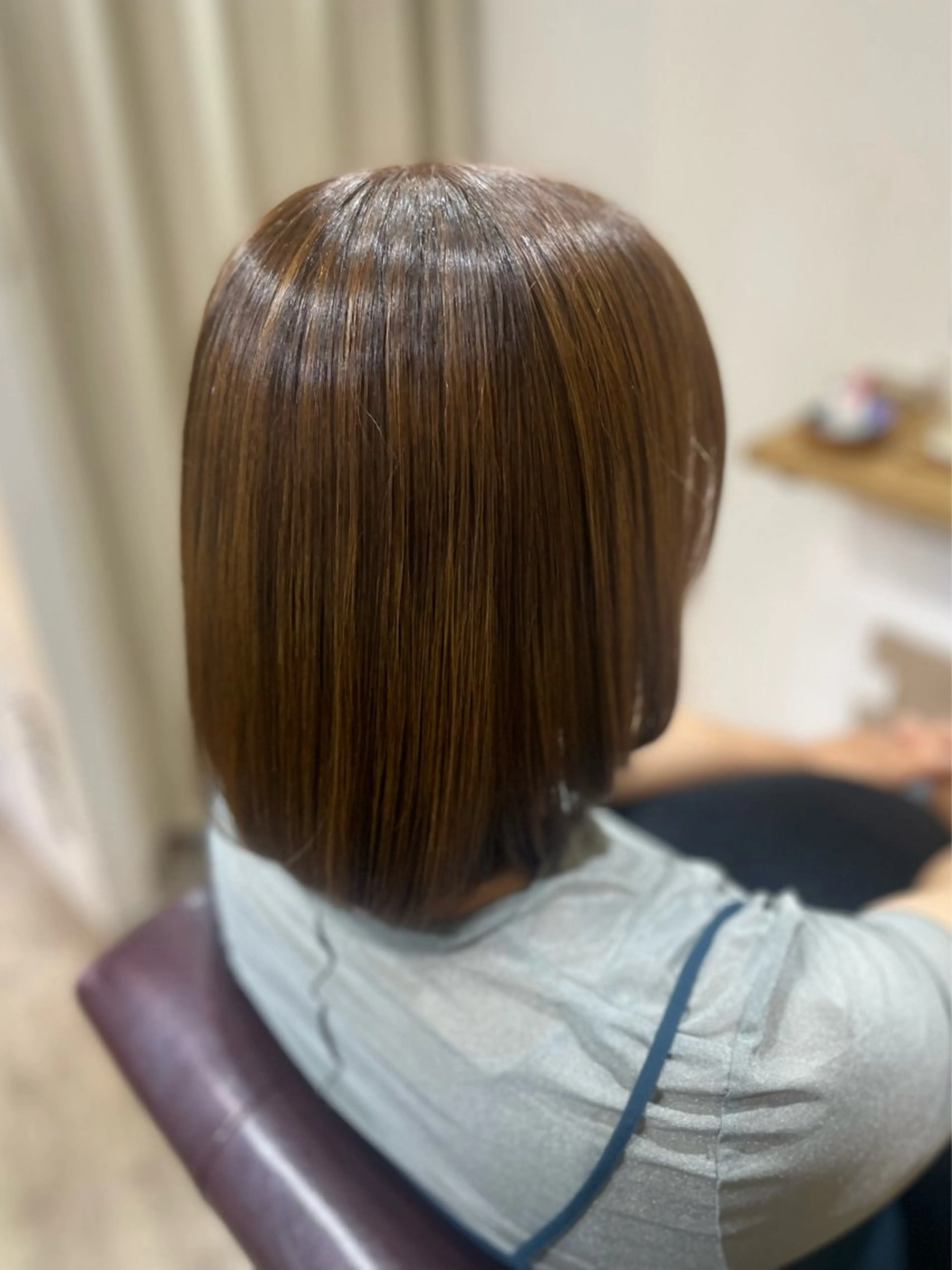 ミディアム 星野 茉由のヘアスタイル