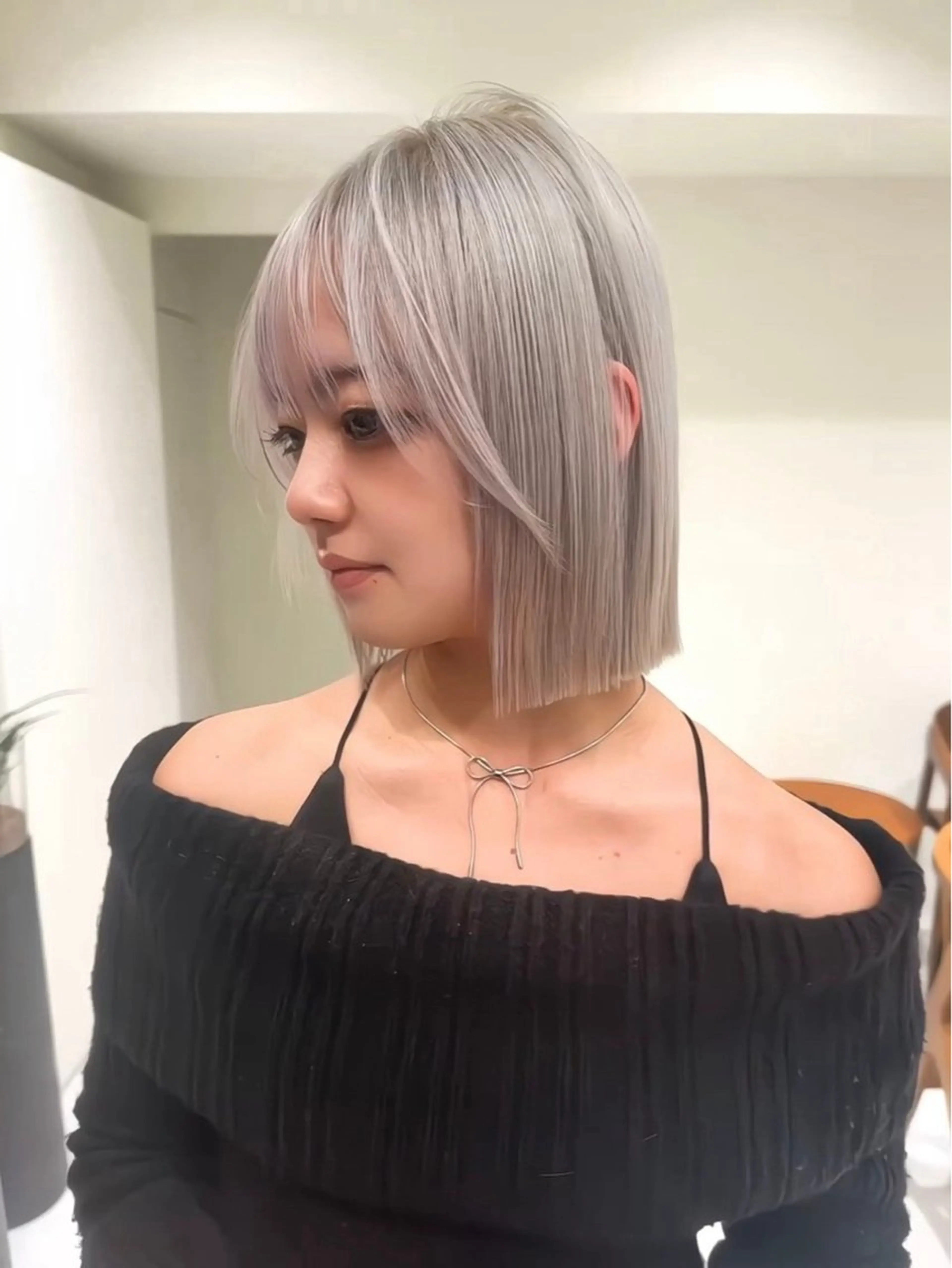 カット＋イヤリングカラー＋トリートメントの写真