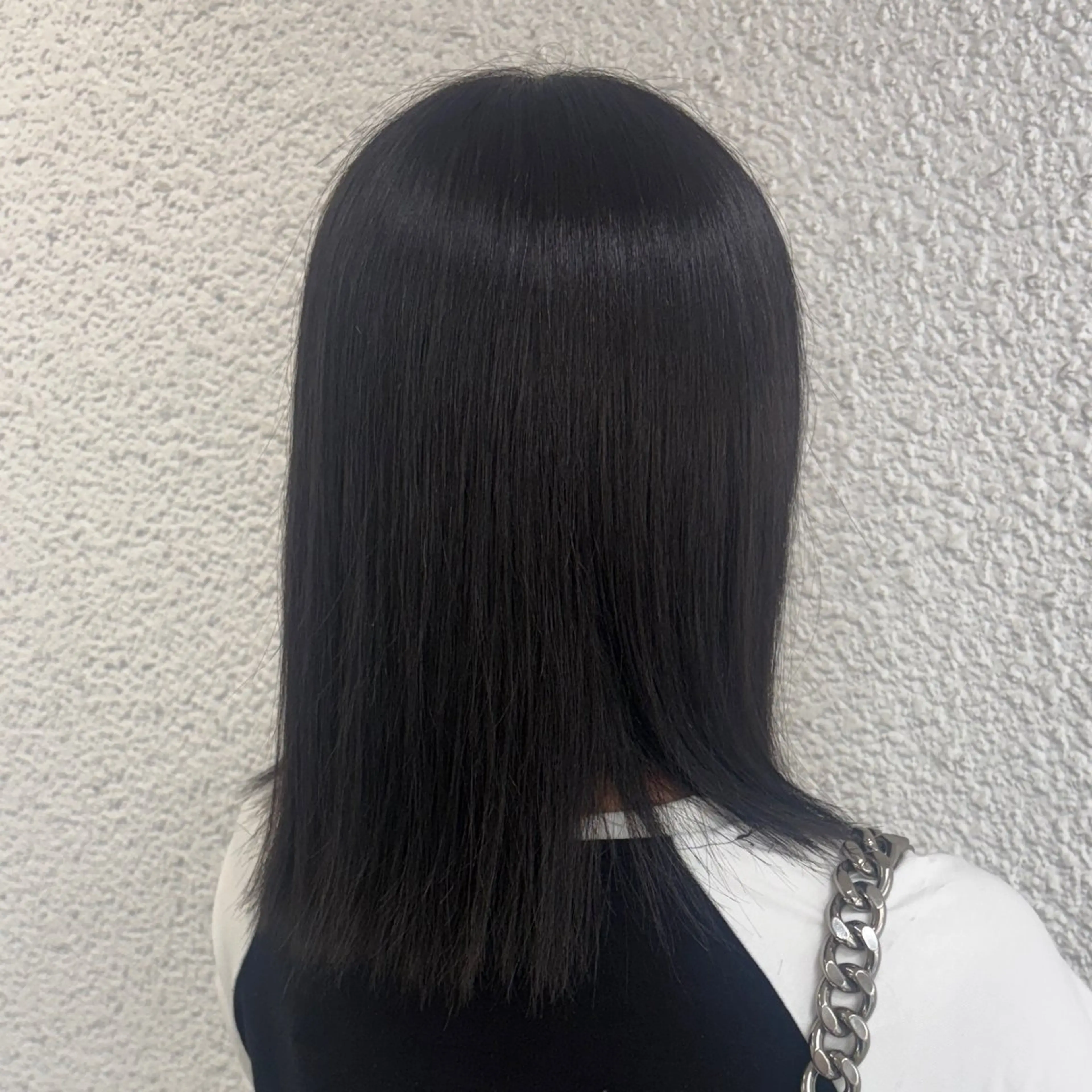 セミロング カラー 髪質改善/縮毛矯正 💜COCORO💜のヘアスタイル