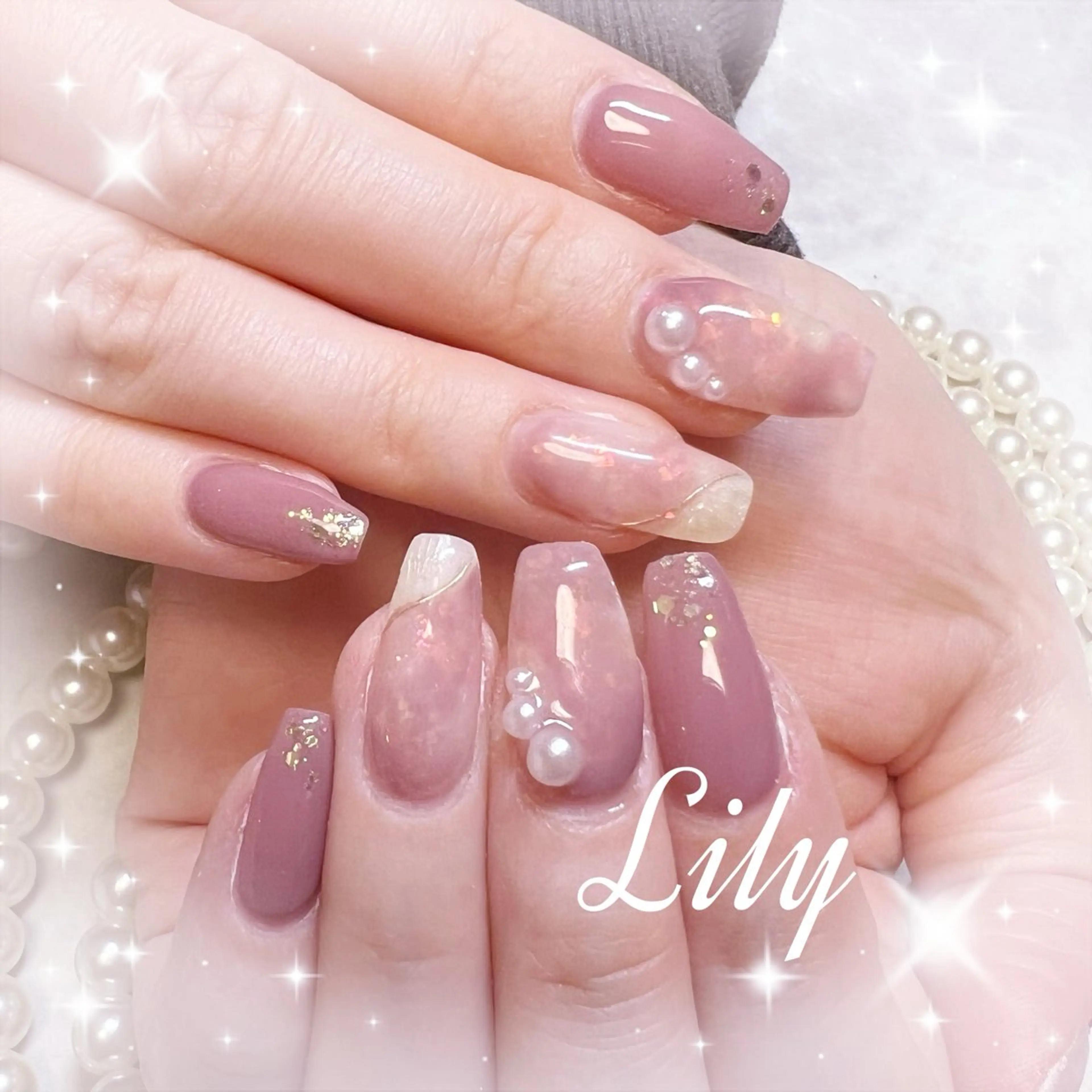 ネイル ハンドネイル Nailsalon Lilyのネイルデザイン