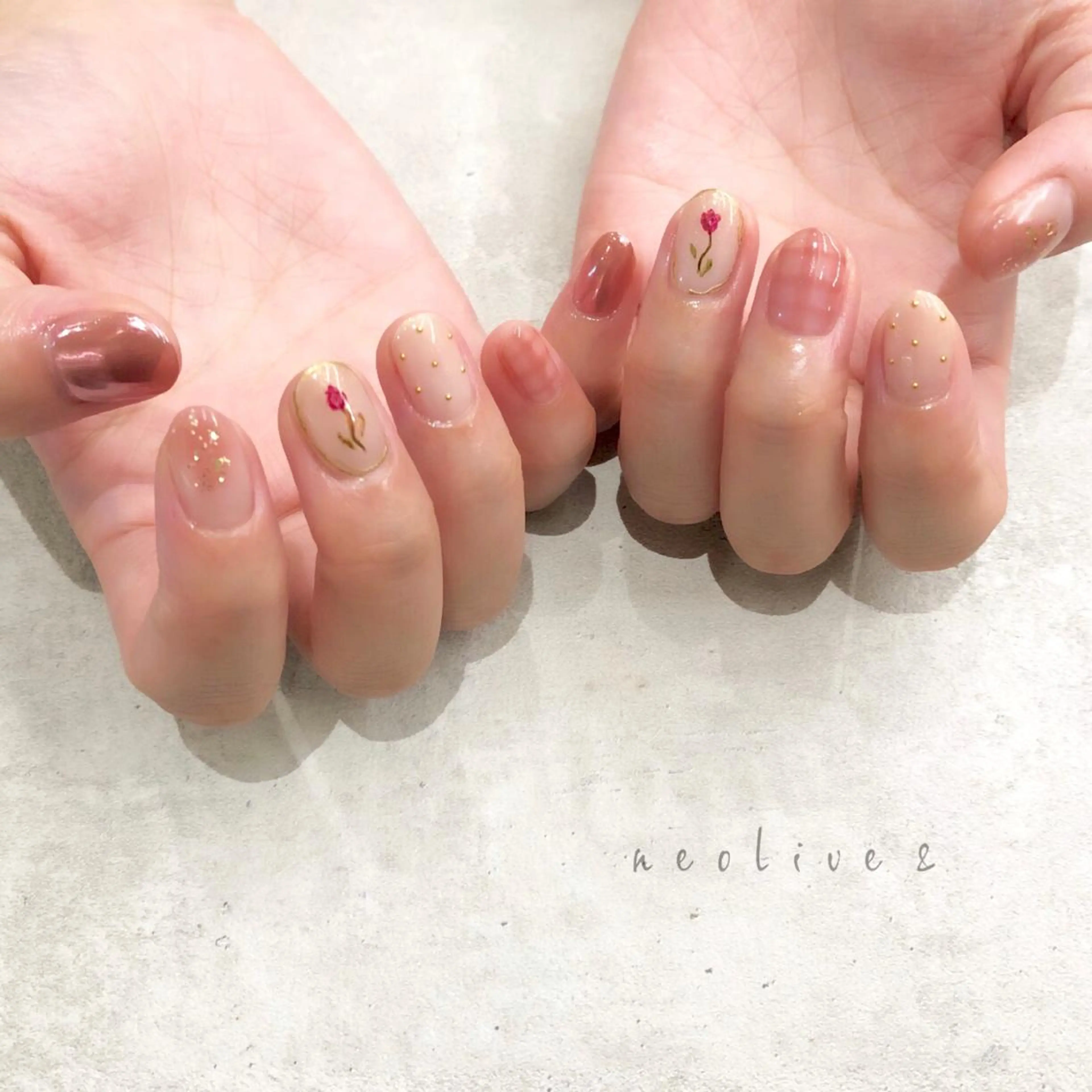 ネイル ハンドネイル Yuriko Omi パラジェル/渋谷のネイルデザイン