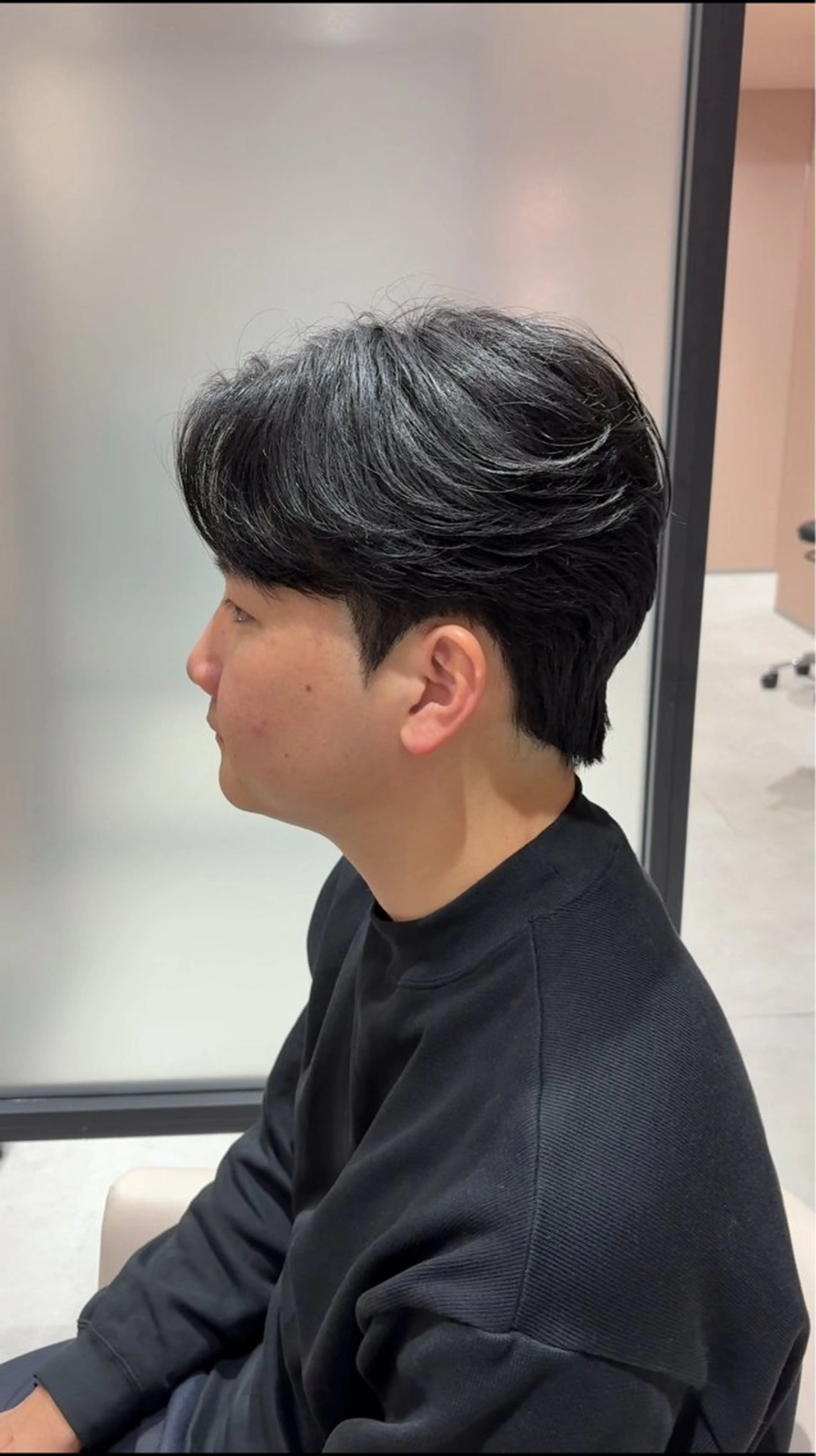 メンズ メンズ韓国風 メンズパーマ カット パーマ LUC所属・板垣 洸輝のヘアスタイル