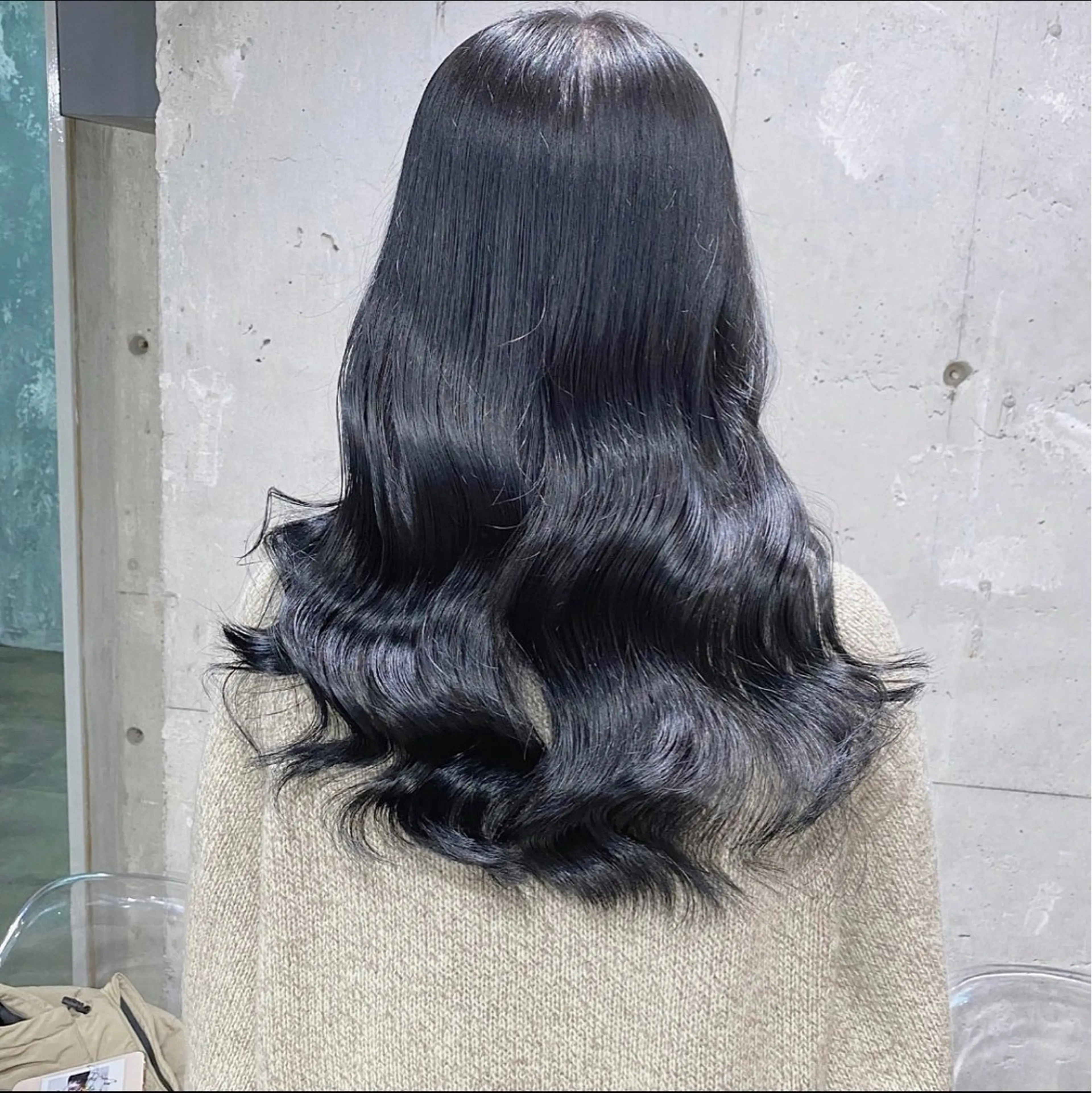 ロング カラー カット パーマ トリートメント ヘアセット 🟦ニュアンス/メン ズパーマ横浜🟦のヘアスタイル