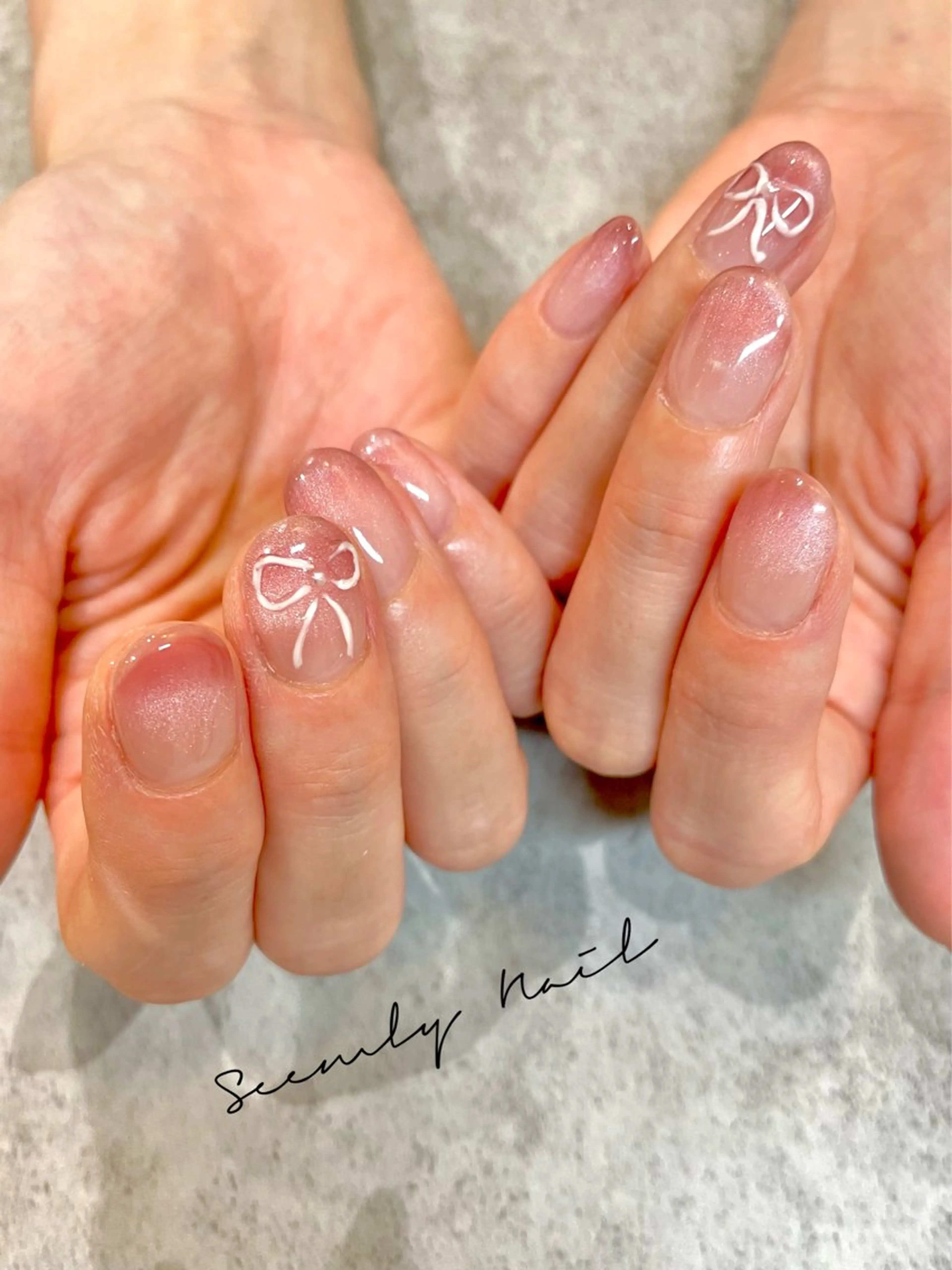 ネイル アートネイル オーロラネイル フラワーネイル フットネイル 韓国ネイル Seemly 千田町店所属・フラワーパラジェル 🌸シームリーエミのネイルデザイン