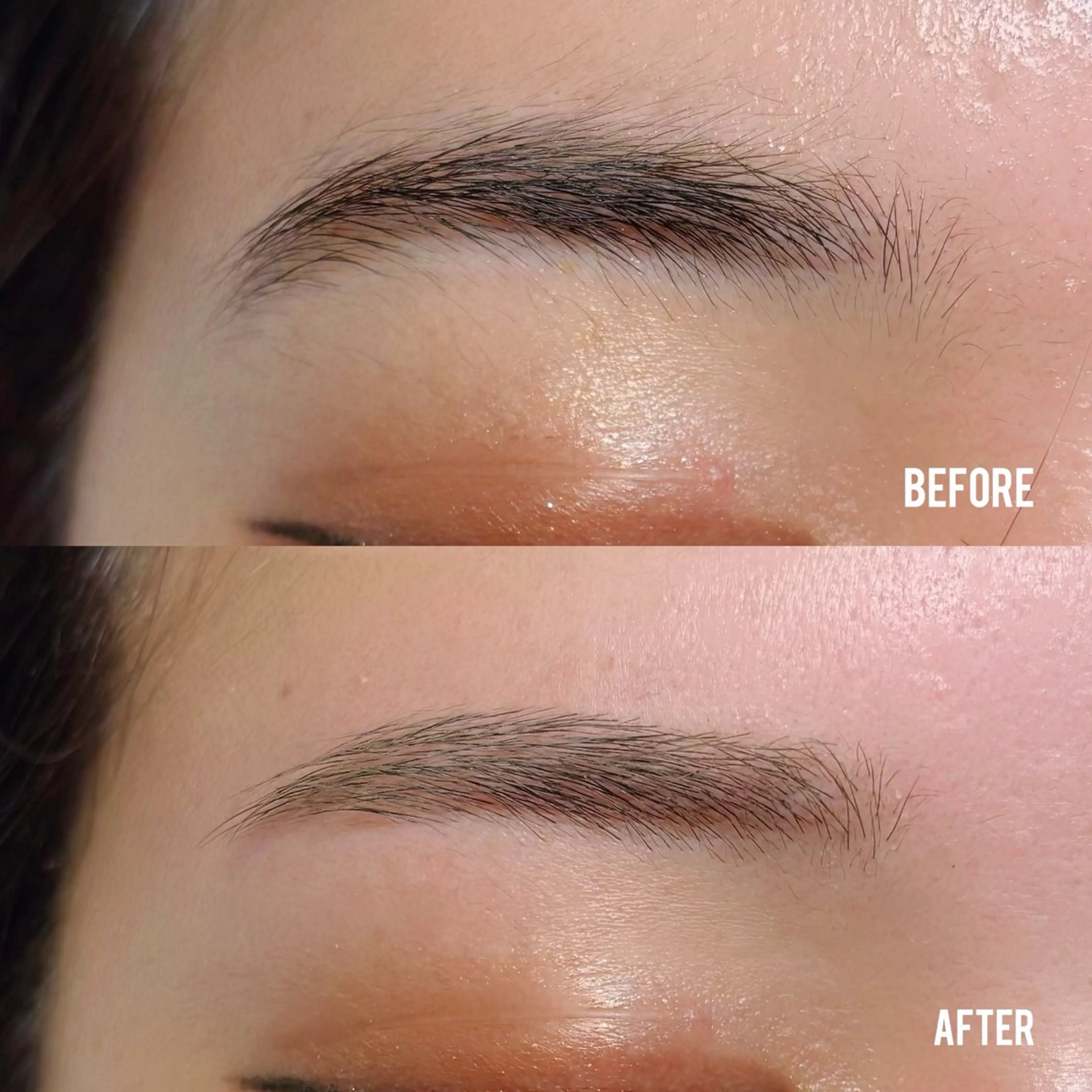 【人気No.1✨朝楽メイク時短】アイブロウWAX+間引き+メイク仕上げ🍯💟¥6000→¥4980の写真