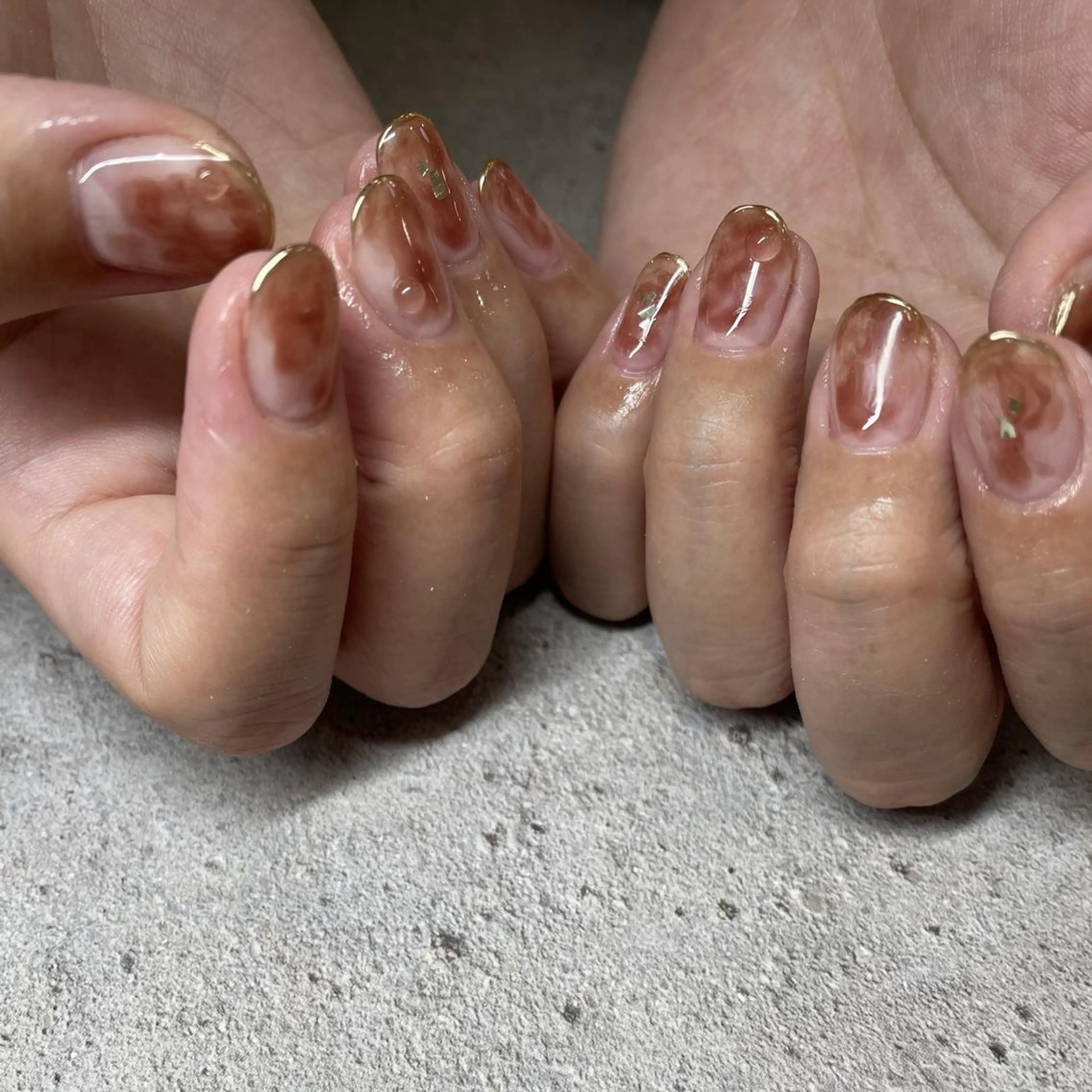 ネイル ハンドネイル フットネイル p.o.n. nuance/個性的のネイルデザイン