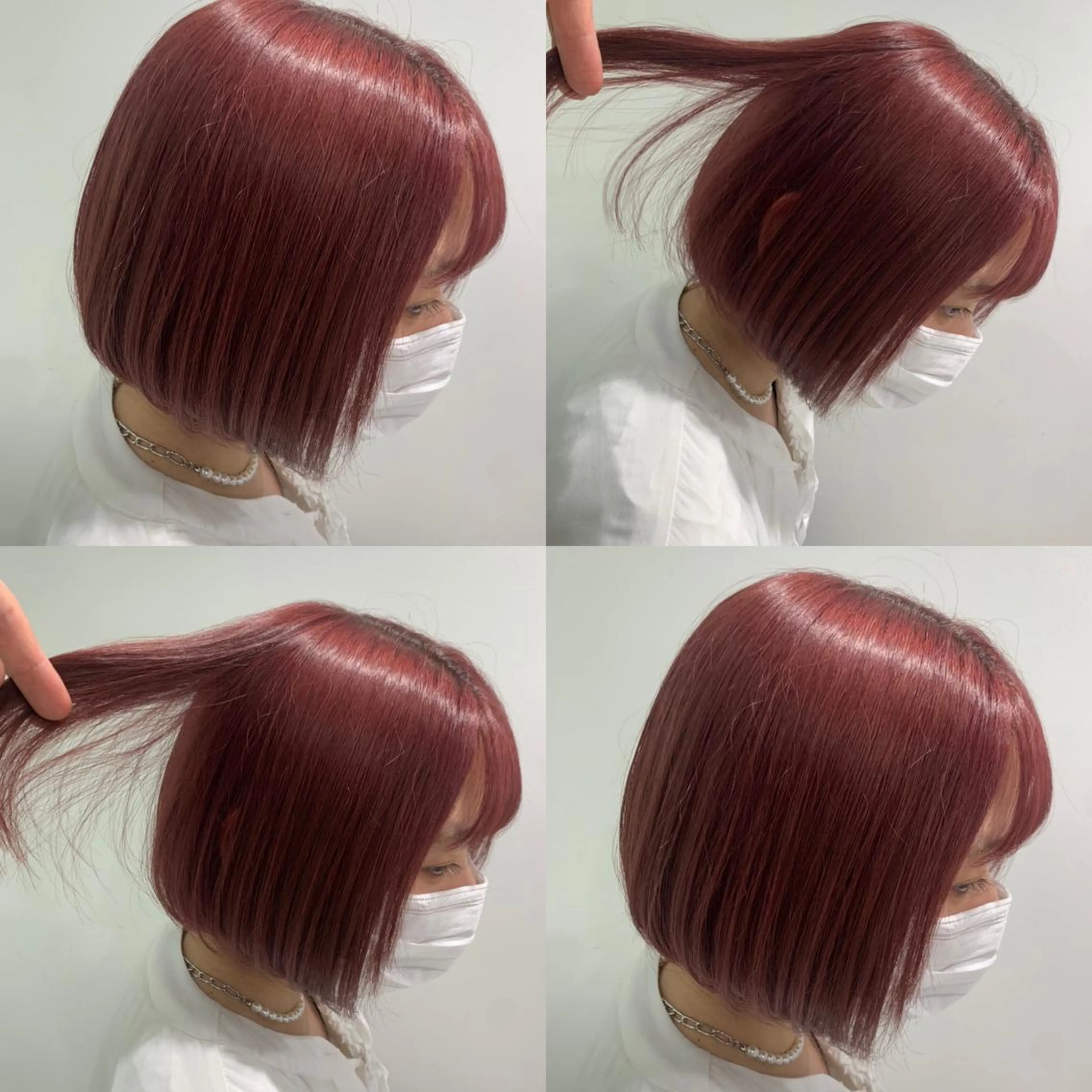 ショート カット ヘアカラー トリートメント ヘッドスパ ヘアセット I S所属・🌿透明感カラー‪ 縮毛矯正✨かずきのヘアスタイル