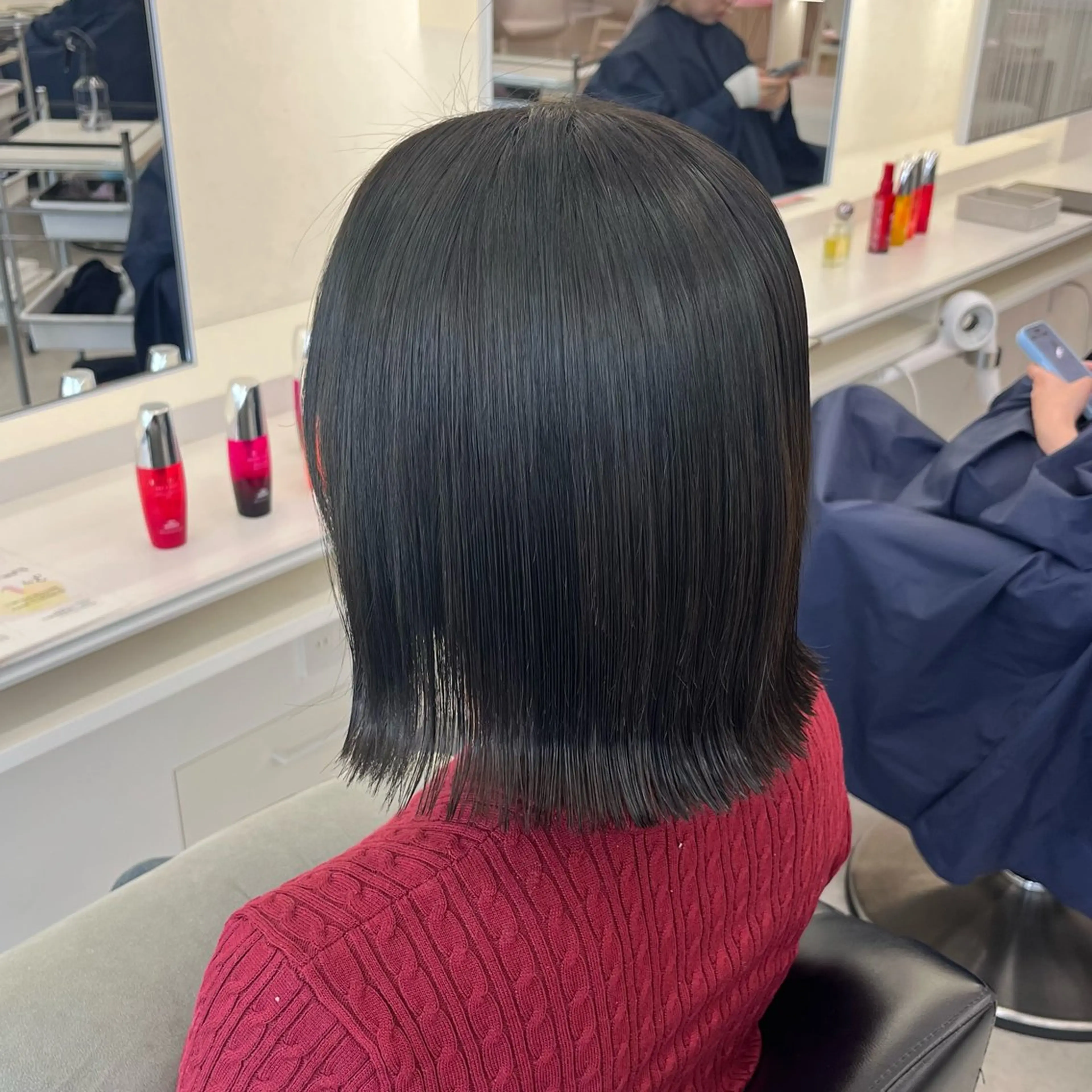 ミディアム カラー ヘアカラー Parve Mix 森 美遥🇰🇷🩶のヘアスタイル