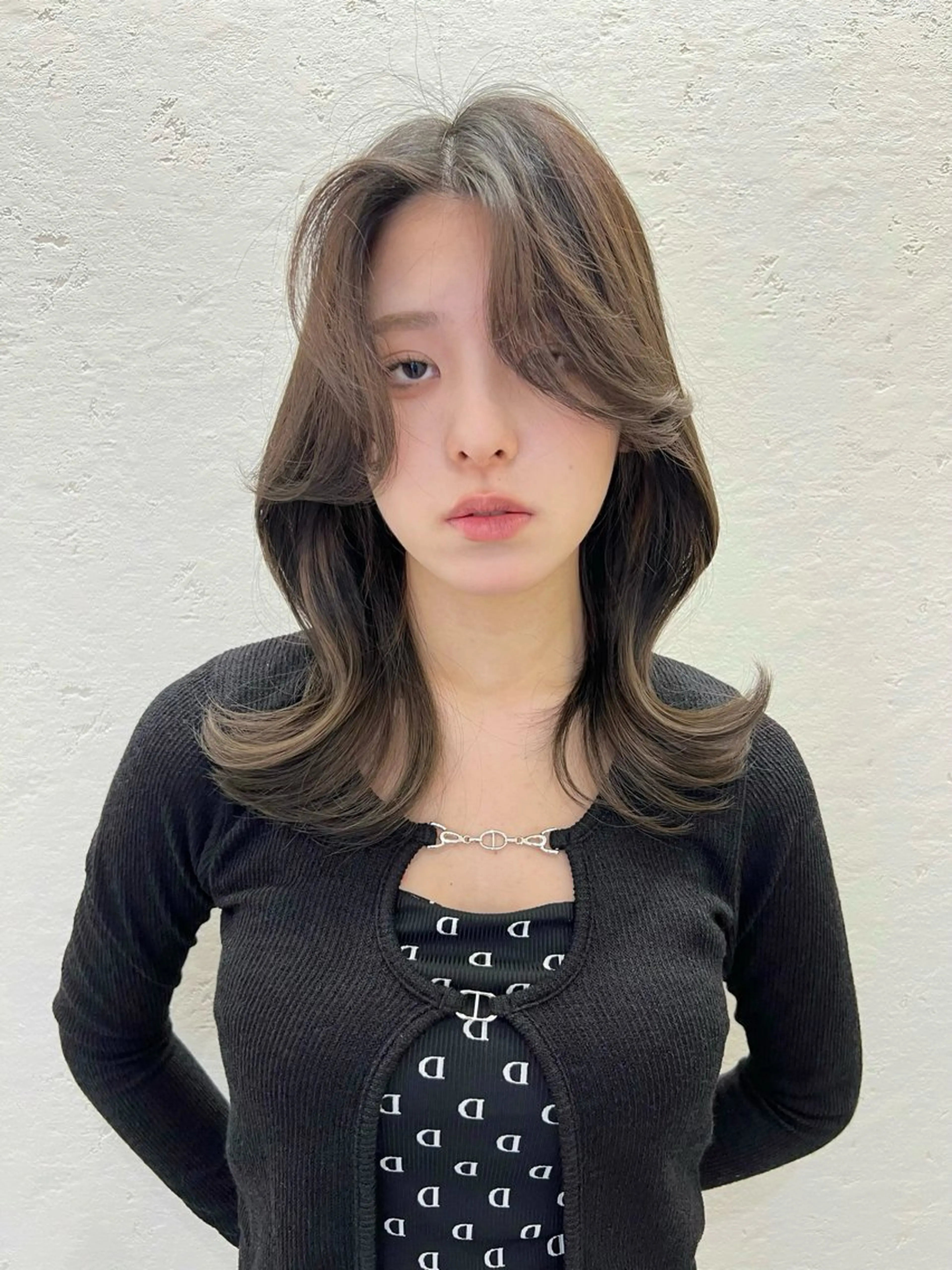 セミロング カラー 韓国ヘア×髪質改善 /yoshikaのヘアスタイル