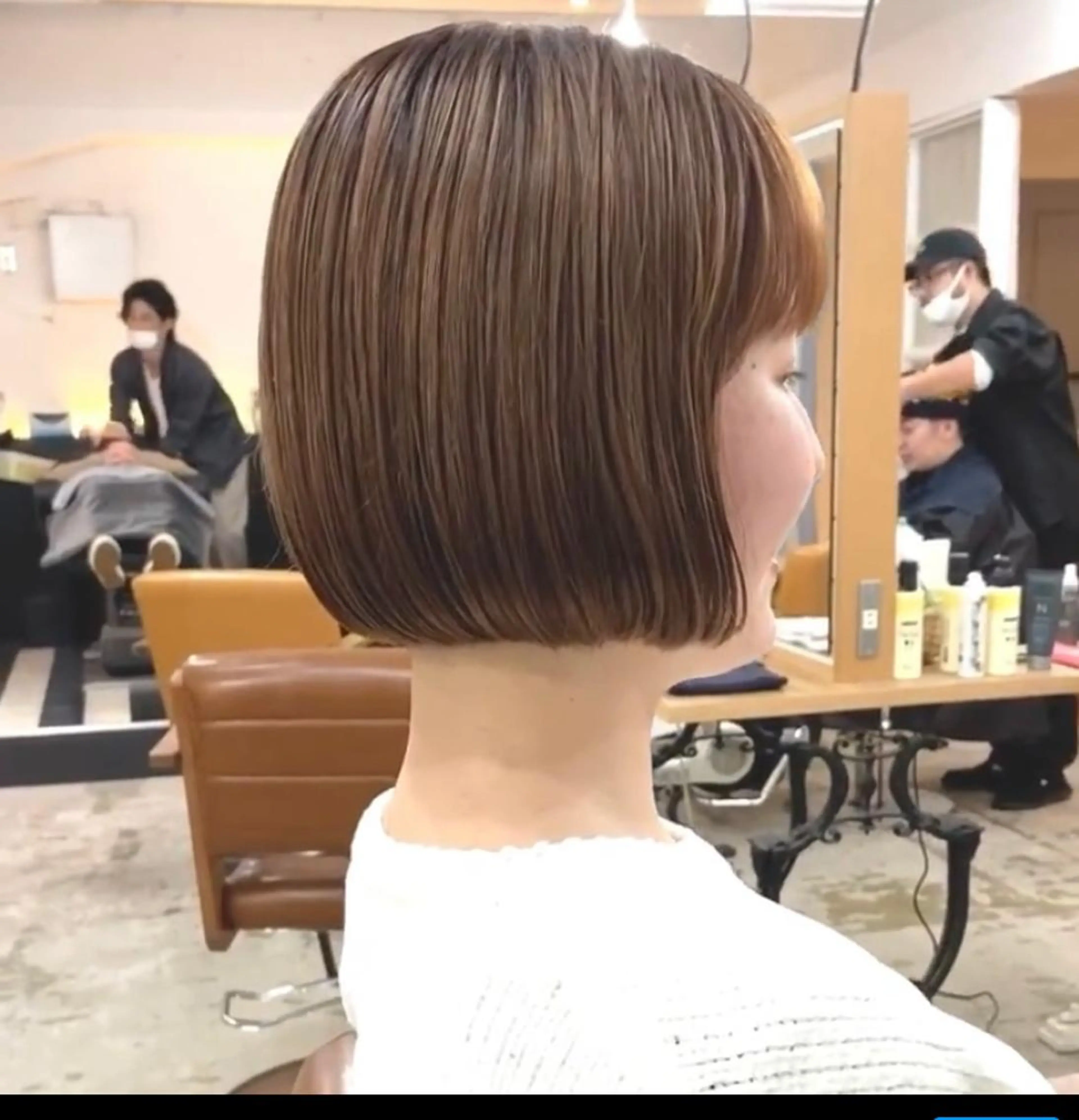 ショート カラー ボブ ショートヘア、ボブ こやさん　コヤマのヘアスタイル