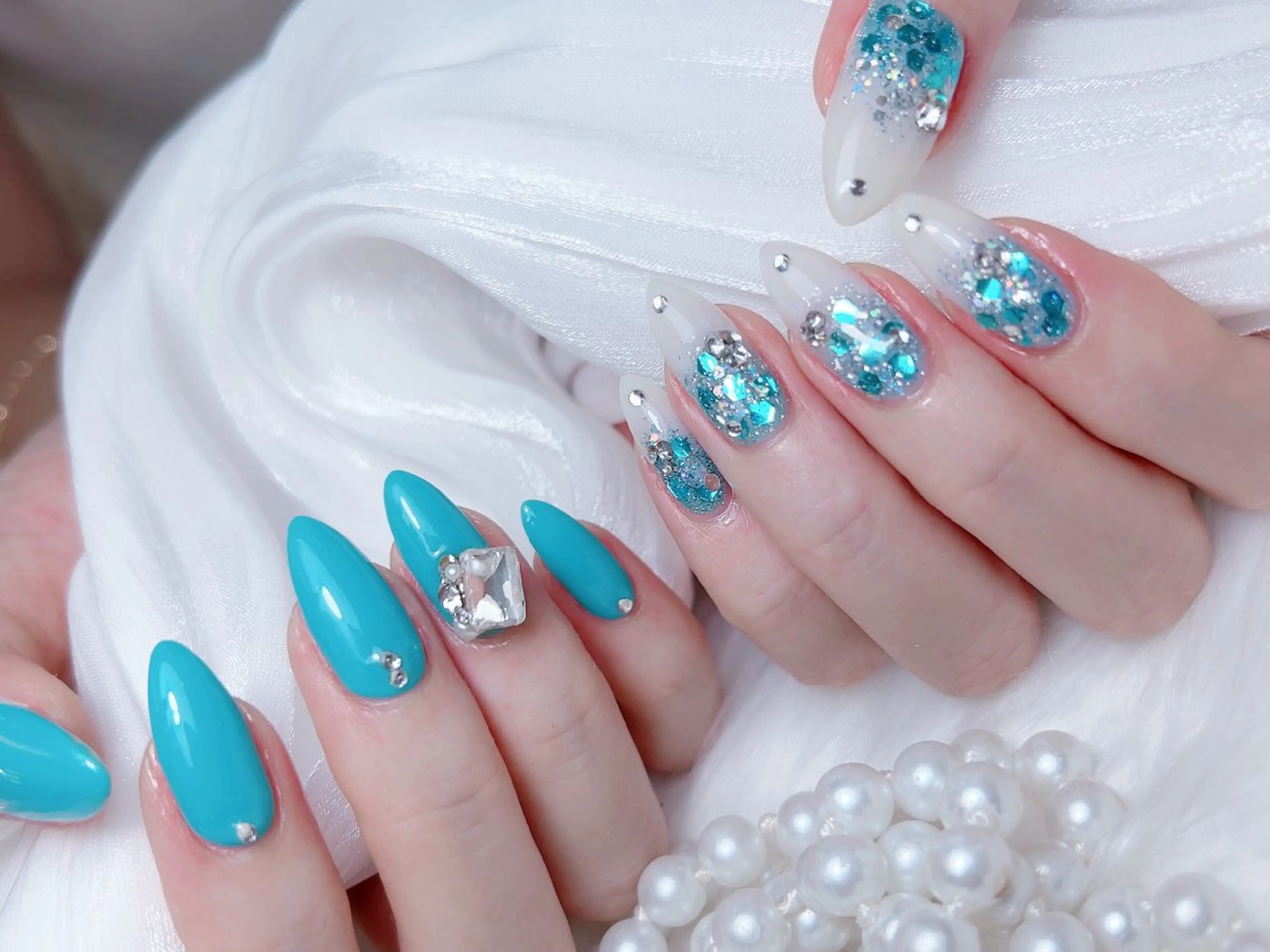 ネイル ハンドネイル M🌷nail 長さだし専門店のネイルデザイン