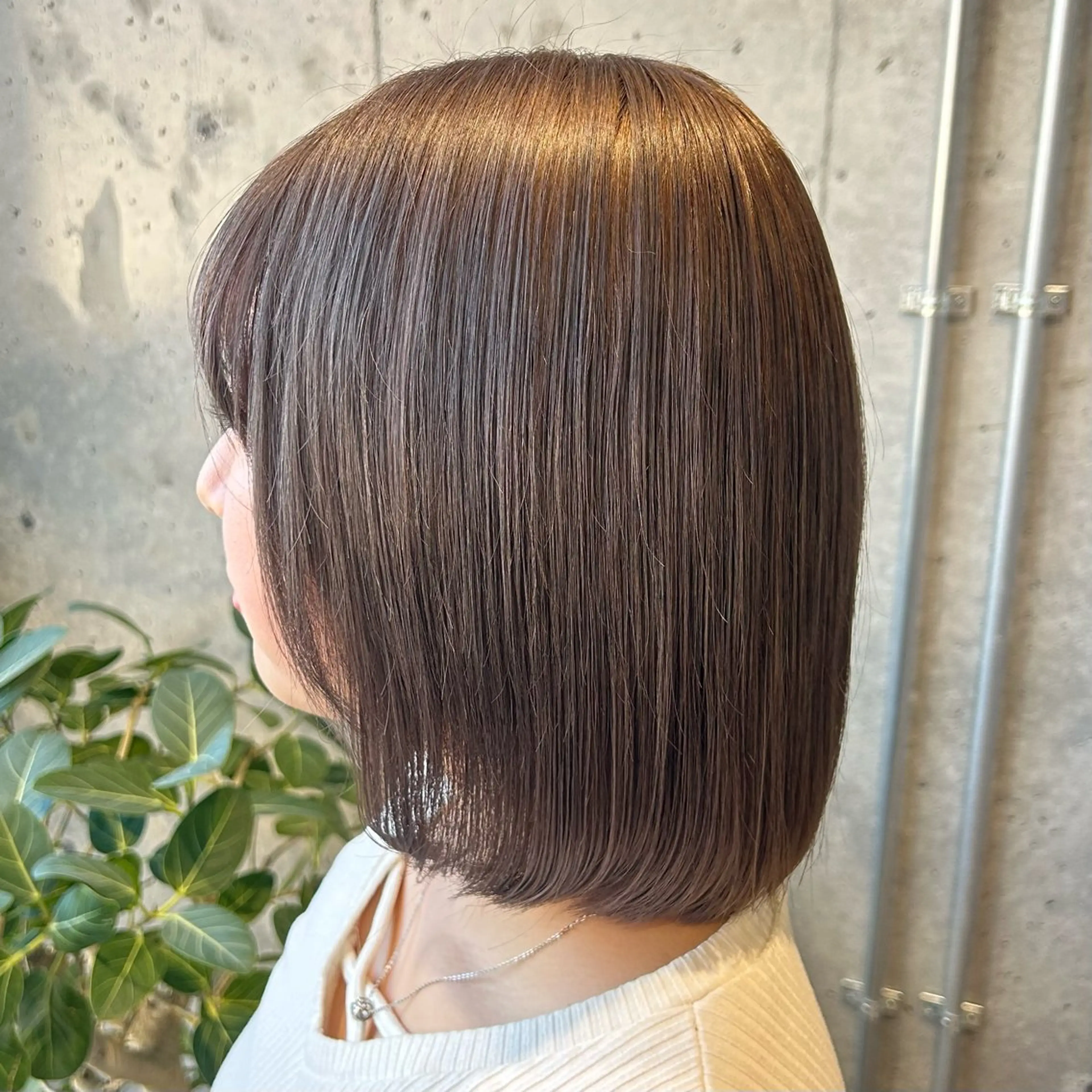 ミディアム カラー ヘアカラー トリートメント 🤡暖色艶カラー 🤡みさきのヘアスタイル