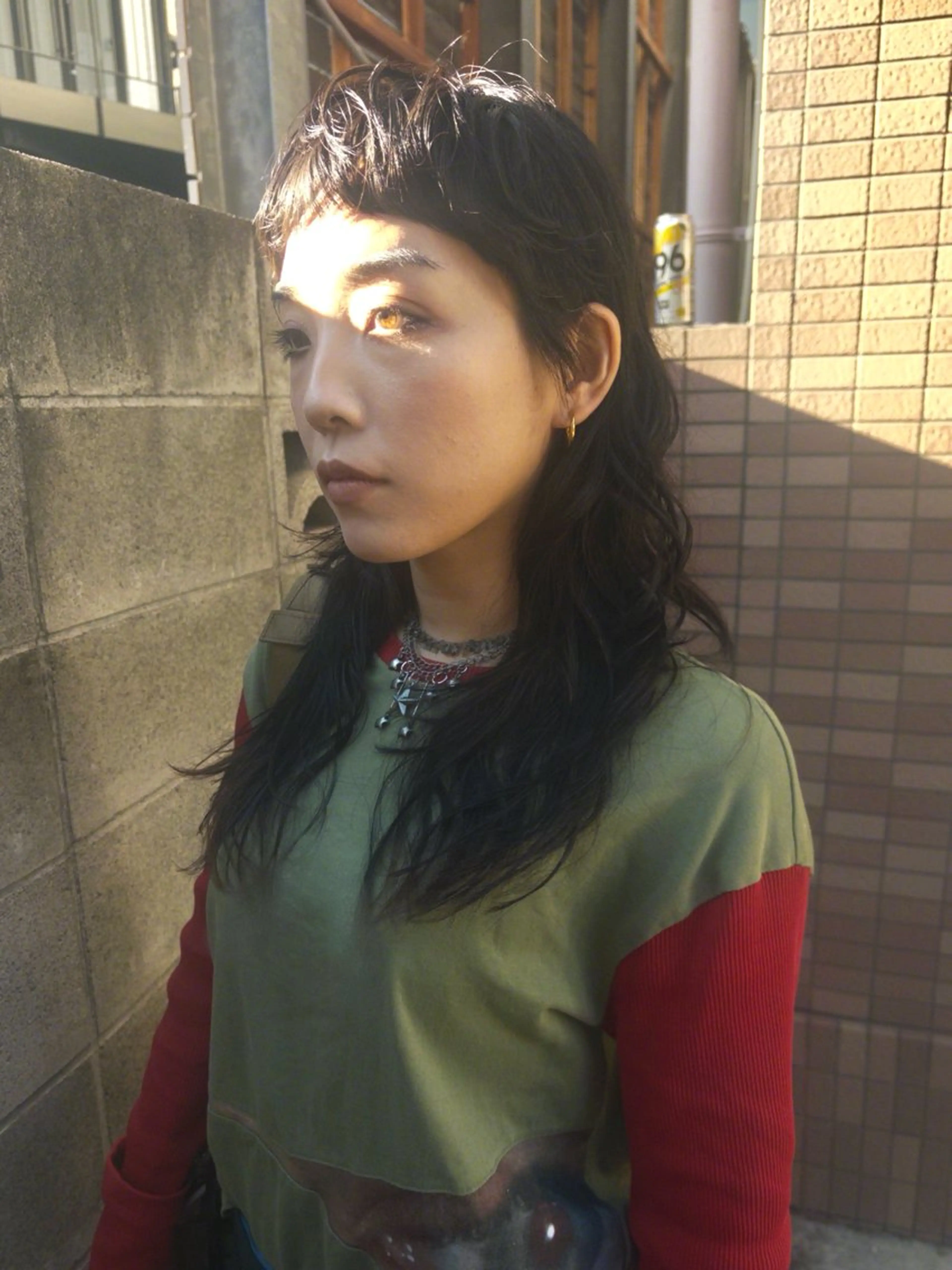 セミロング セミロングパーマ マレットヘア ウルフカット カット パーマ 後藤 一真のヘアスタイル