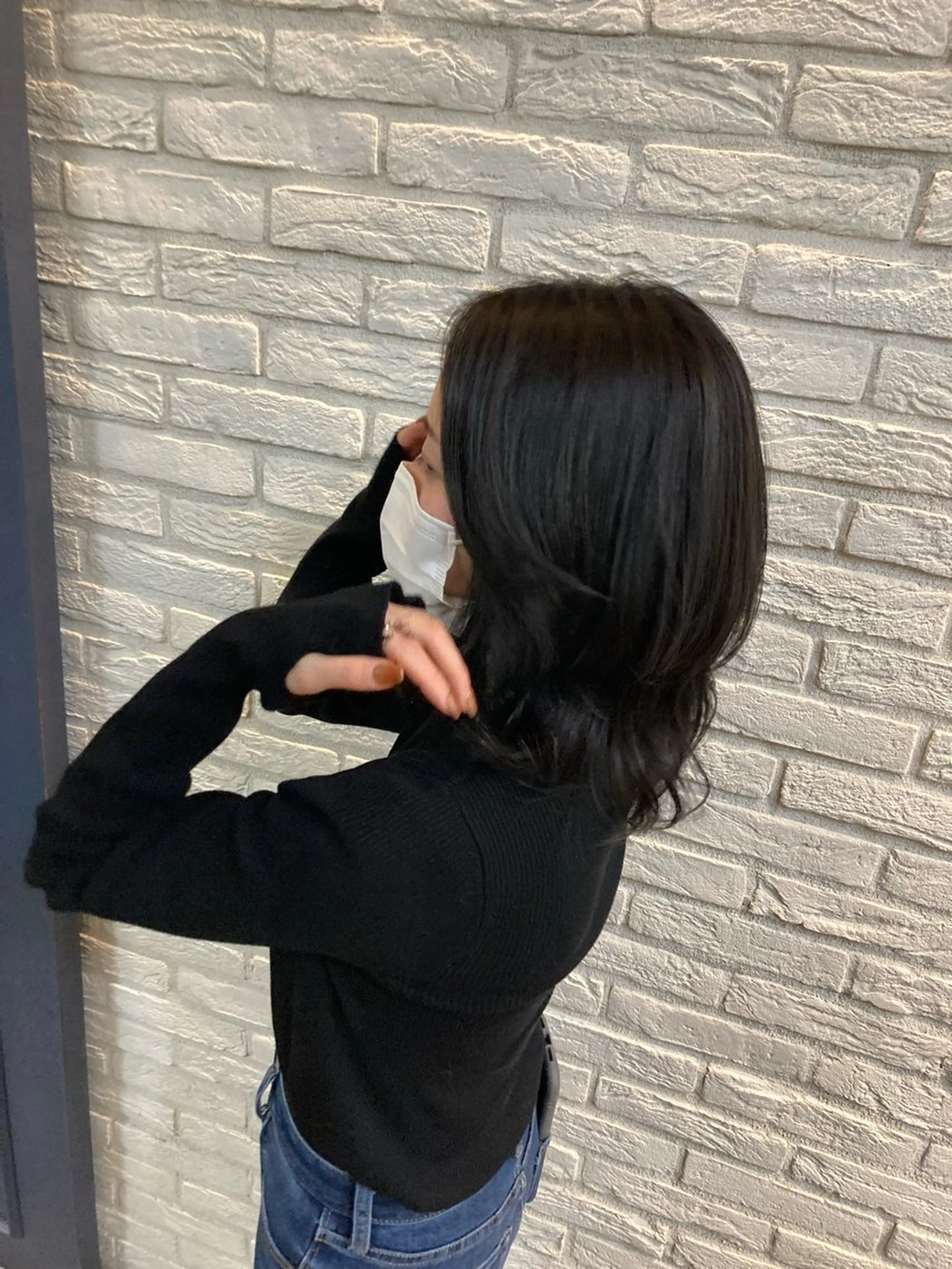 ミディアム mahae 大久保のヘアスタイル