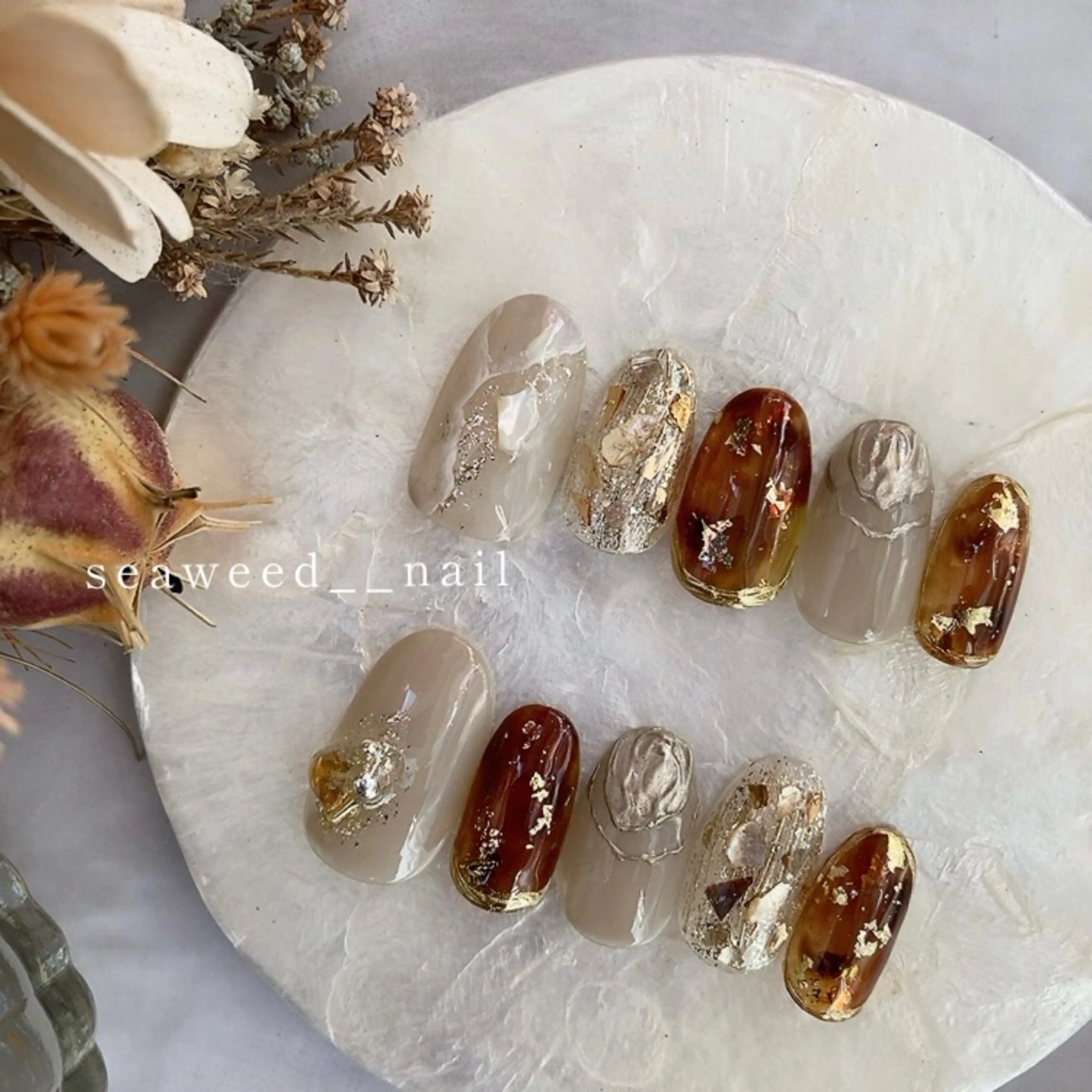 ネイル seaweed nailのネイルデザイン