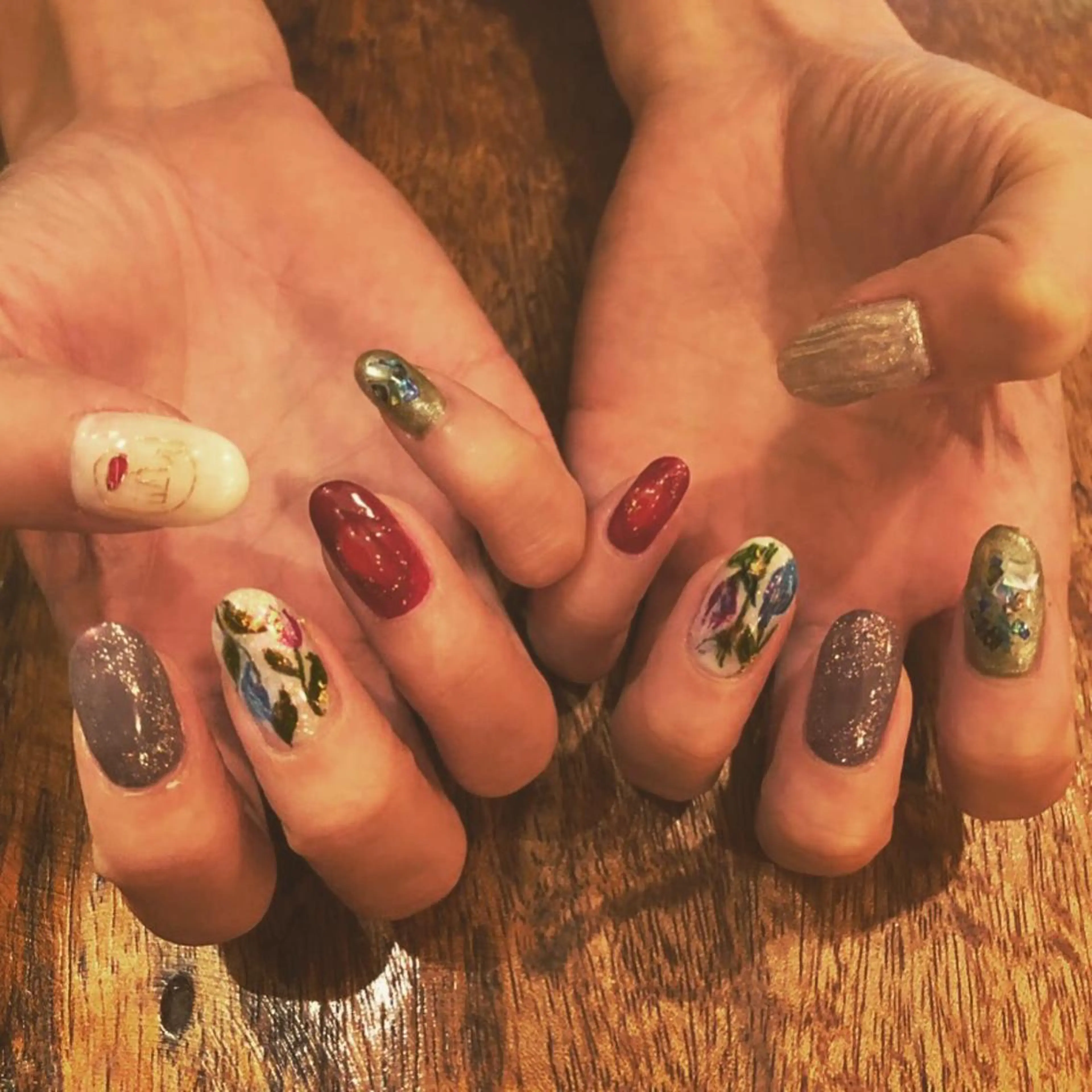 ネイル ニュアンスネイル ハンドネイル 田淵 聖子のマツエク・マツパデザイン