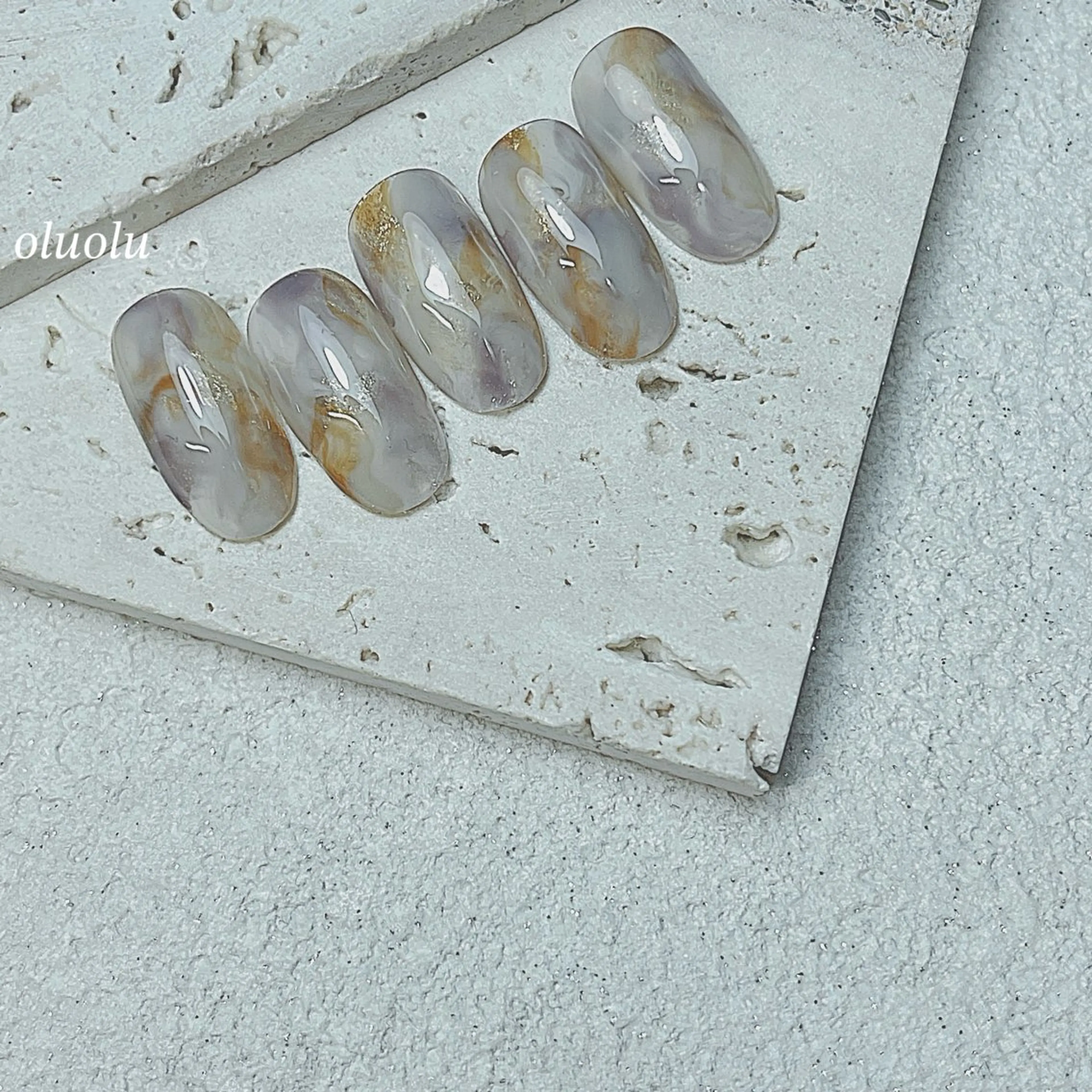 ネイル アートネイル フットネイル ニュアンスネイル ハンドネイル 大村 紬華のネイルデザイン