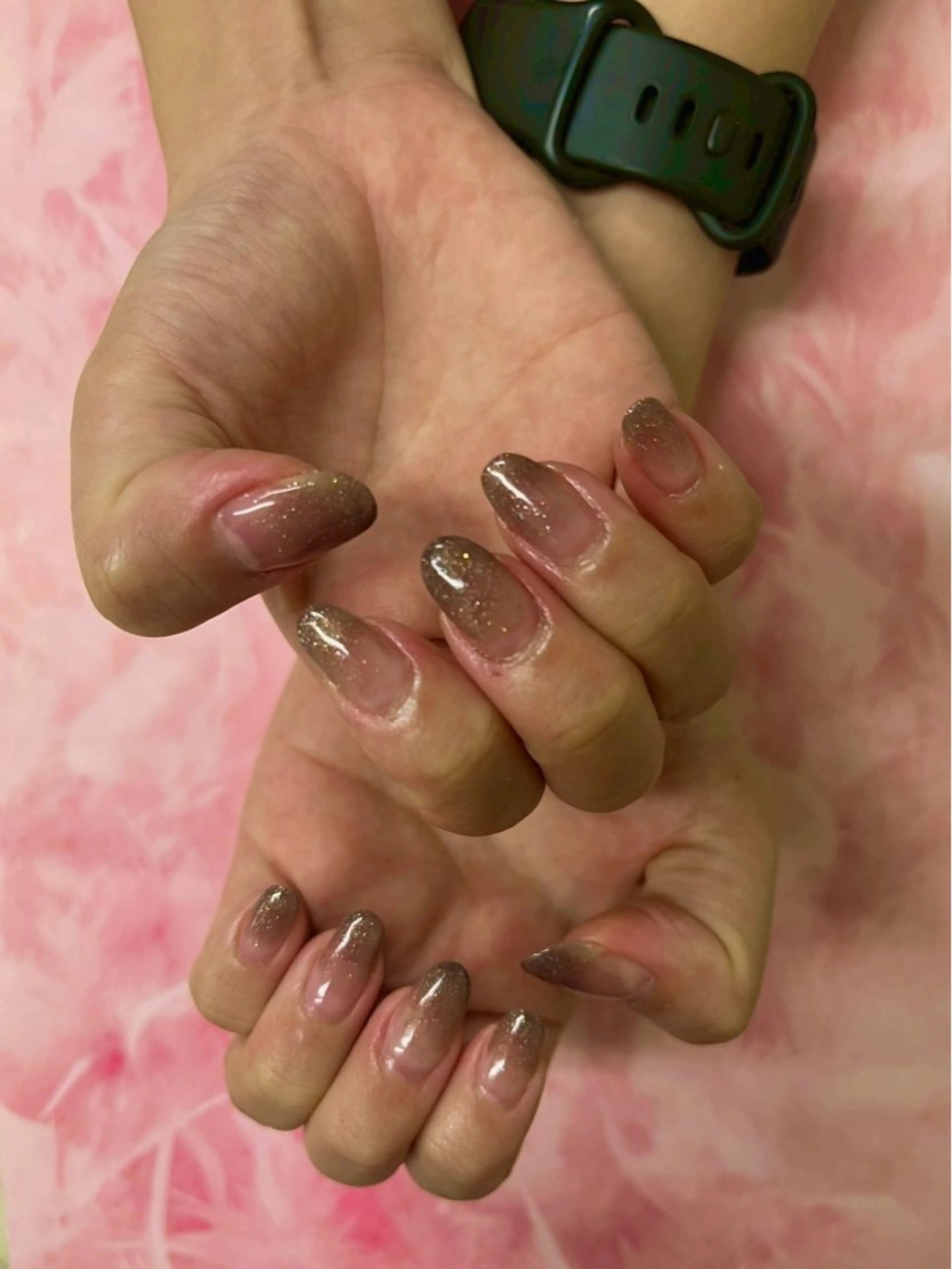 （オフ無し）ラメグラデーションの写真