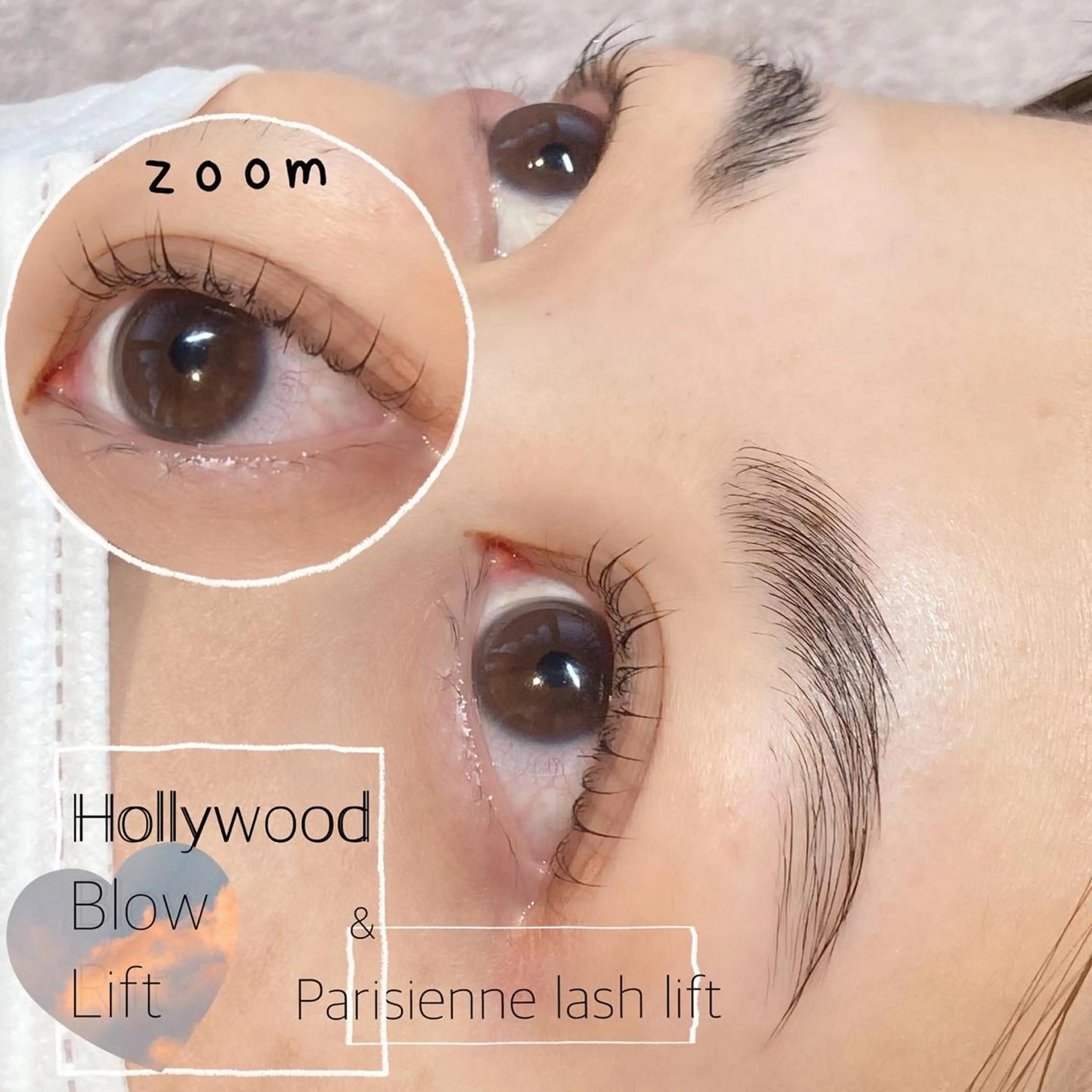 マツエク・マツパ アイブロウ ハリウッドブロウリフト 眉毛ワックス脱毛 ナチュラル パリジェンヌラッシュリフト マツパ TOPアイリスト ふたつぎちさとのマツエク・マツパデザイン