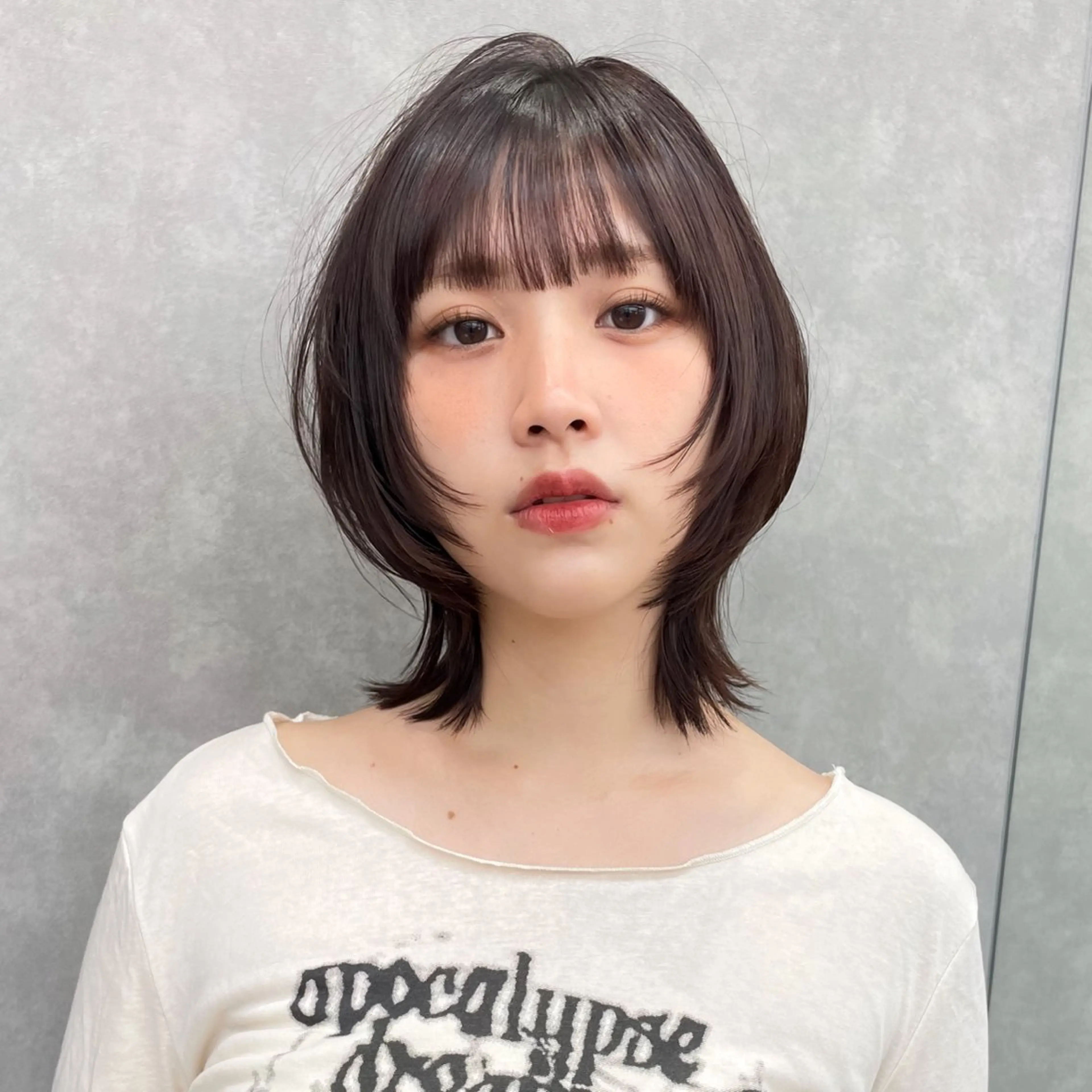 ショート カラー パーマ カット ヘアカラー 縮毛矯正 トリートメント ストンボブ/レイヤー 艶カラー💎ヒデジのヘアスタイル