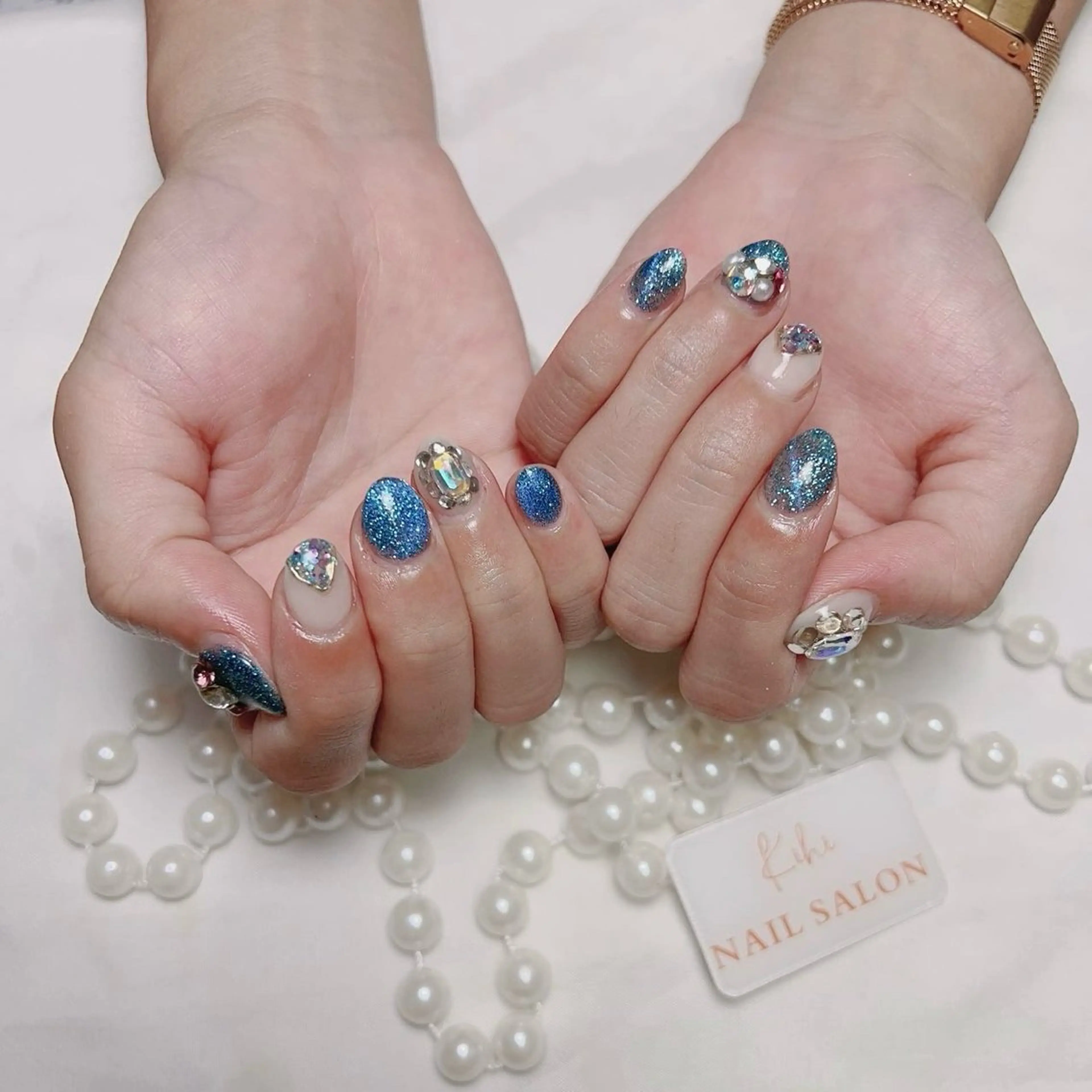 ネイル アートネイル フレンチネイル ジェルネイル グラデーション 韓国ネイル ハンドネイル 💕鈴木ユリ パラジェル/オフ無料のネイルデザイン