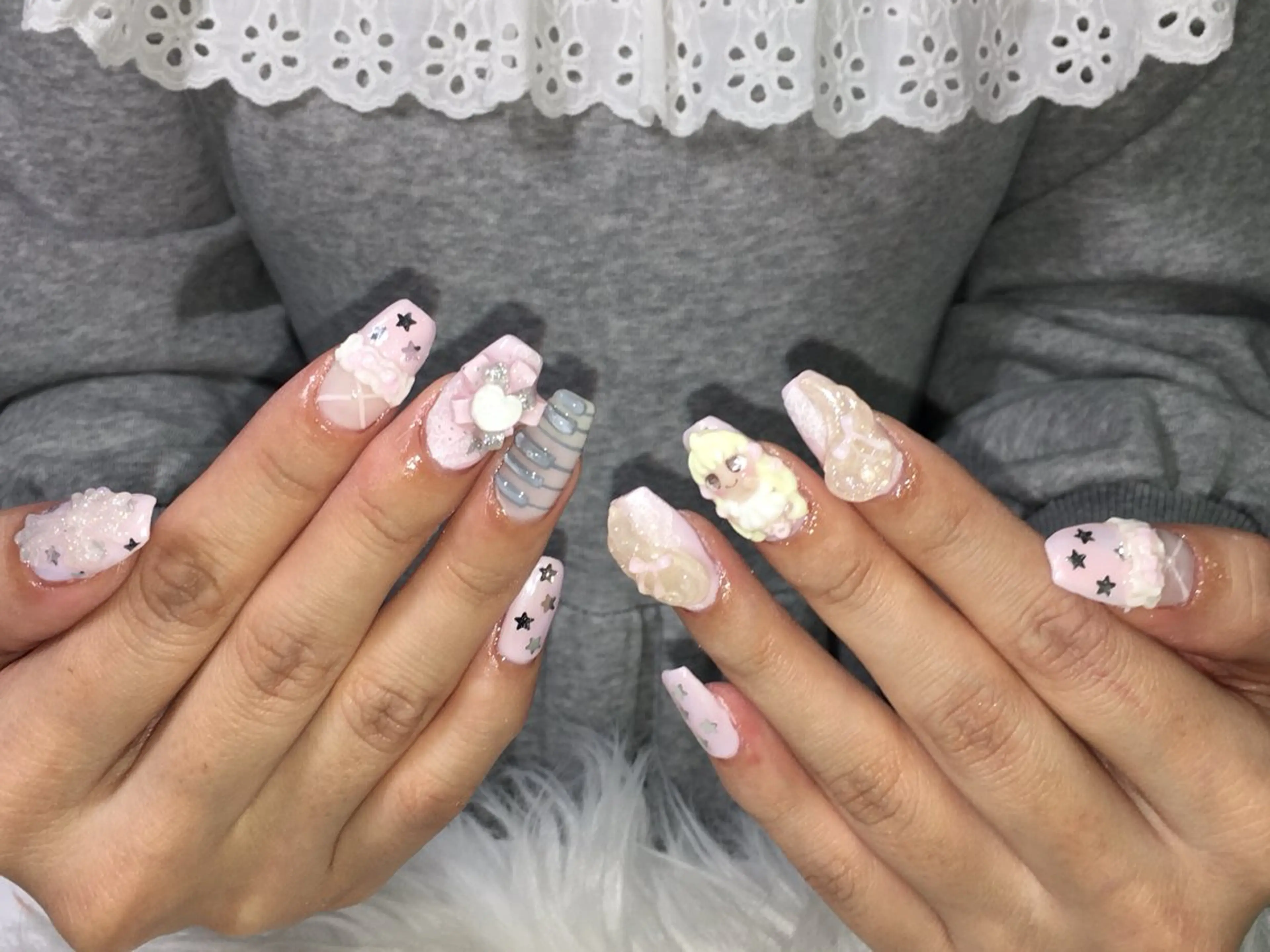 ネイル ハンドネイル Mauvely あかりのネイルデザイン